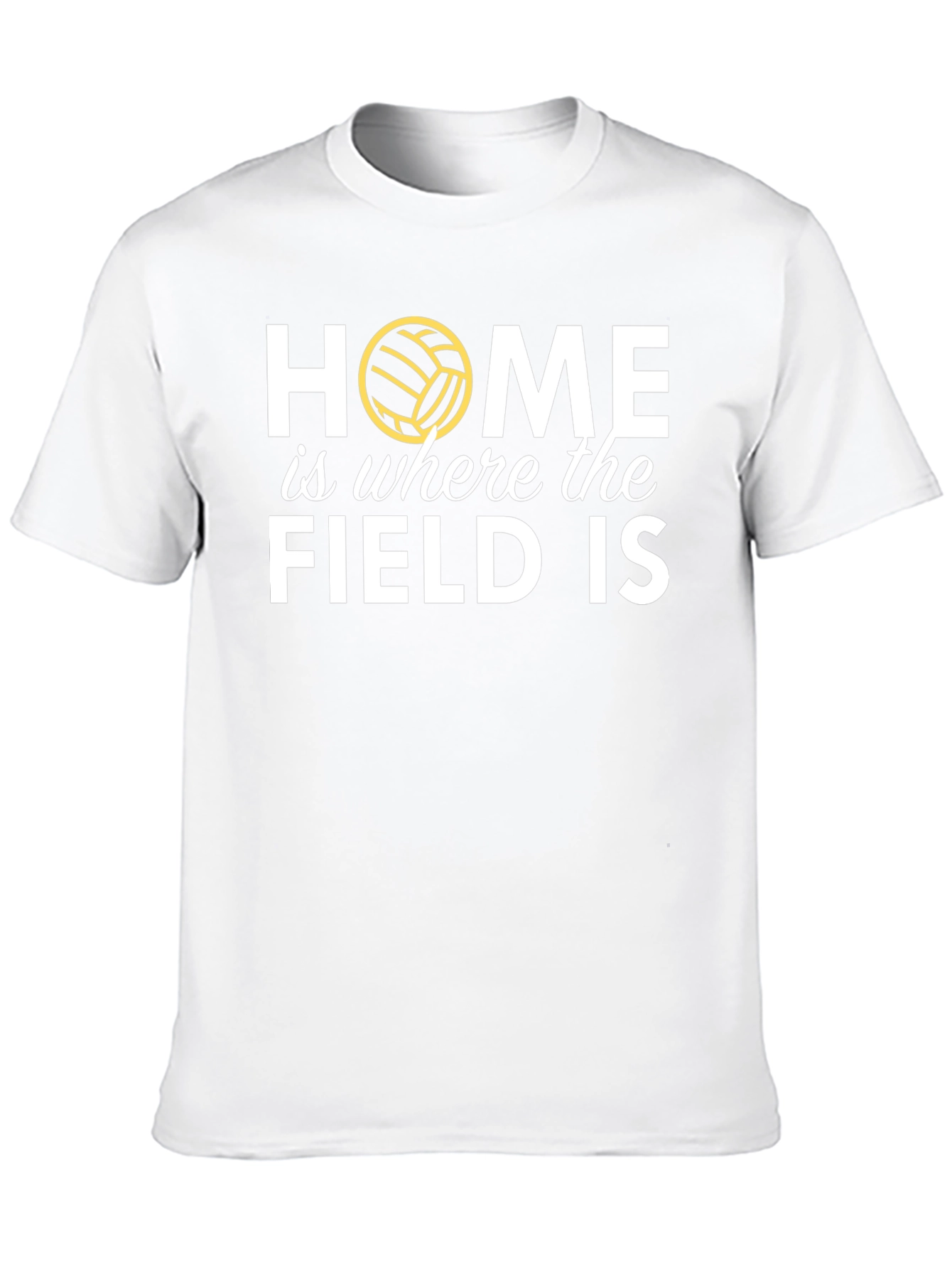 Home is Where The Field Is Volleyball Graphic T-Shirt