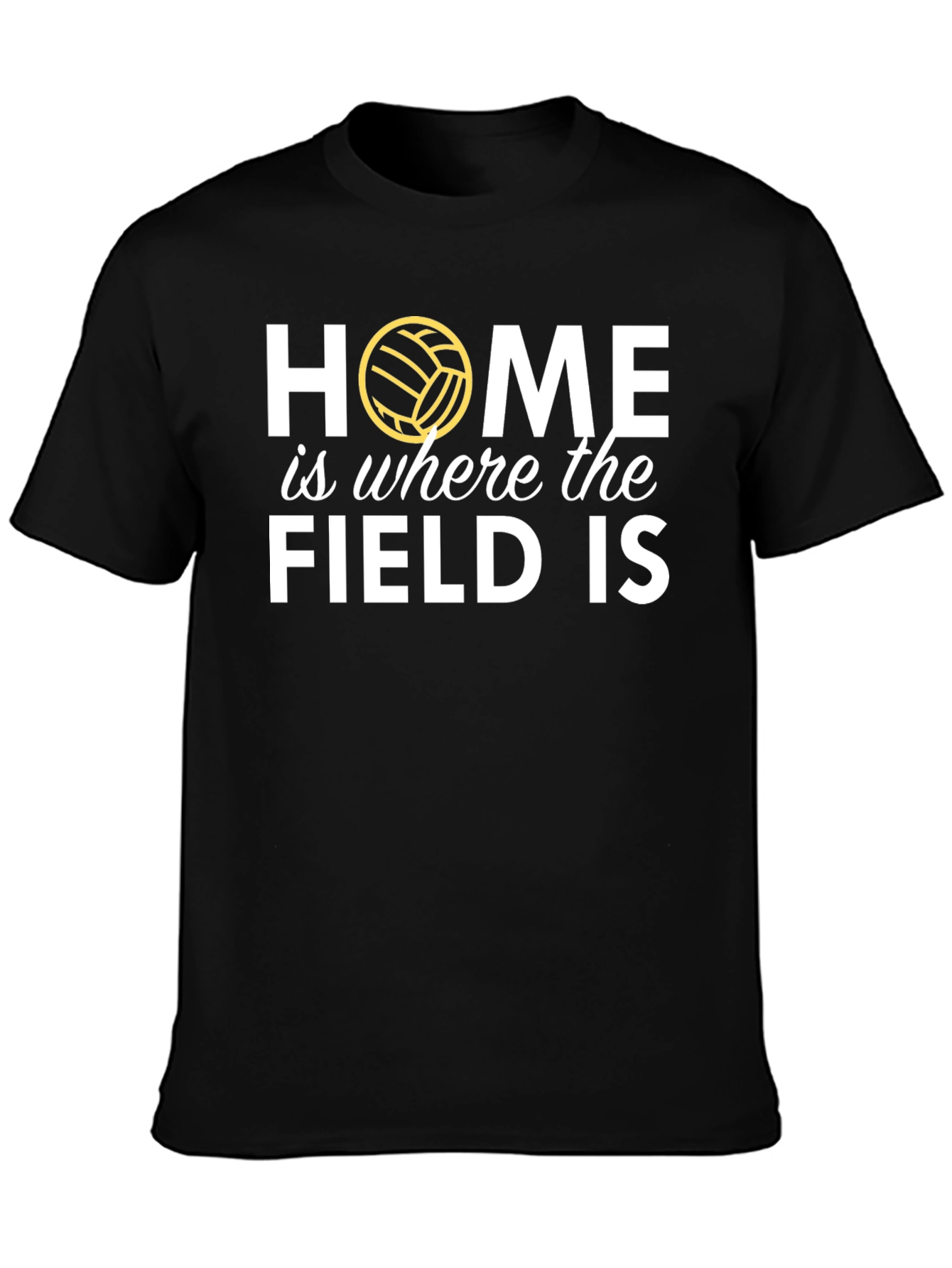Home is Where The Field Is Volleyball Graphic T-Shirt