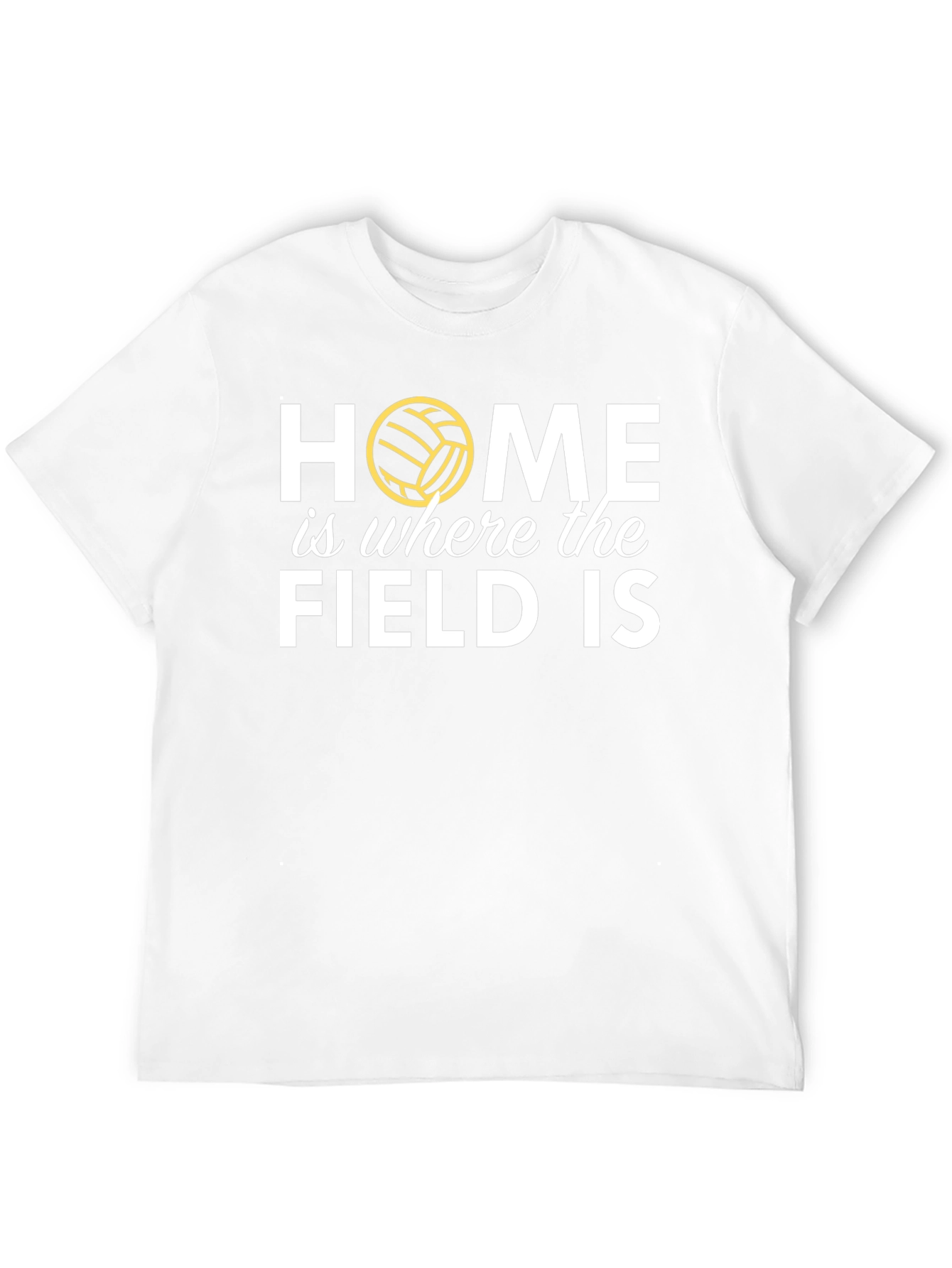 Home is Where The Field Is Volleyball Graphic T-Shirt