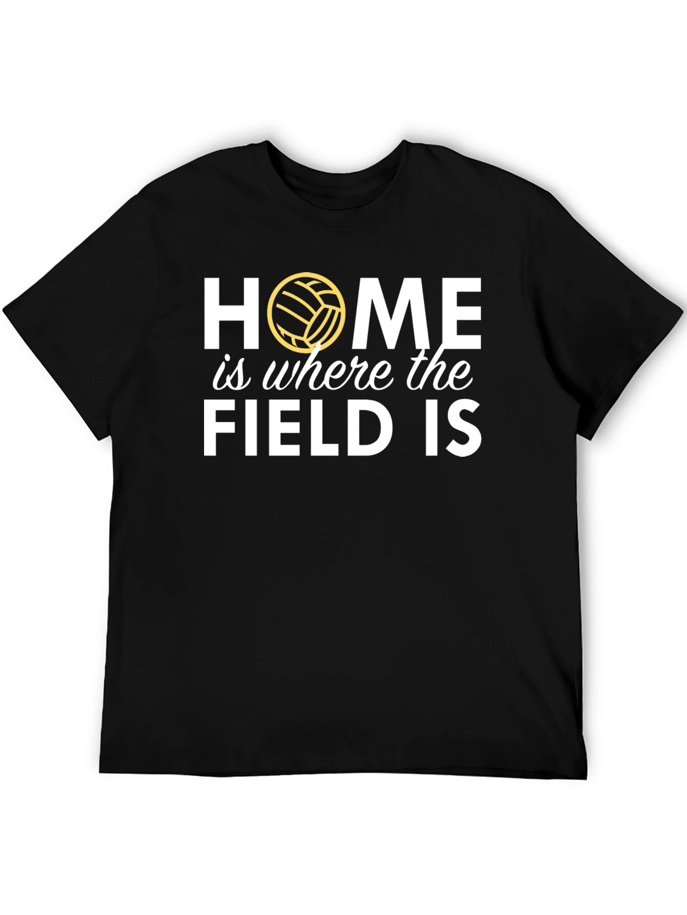 Home is Where The Field Is Volleyball Graphic T-Shirt