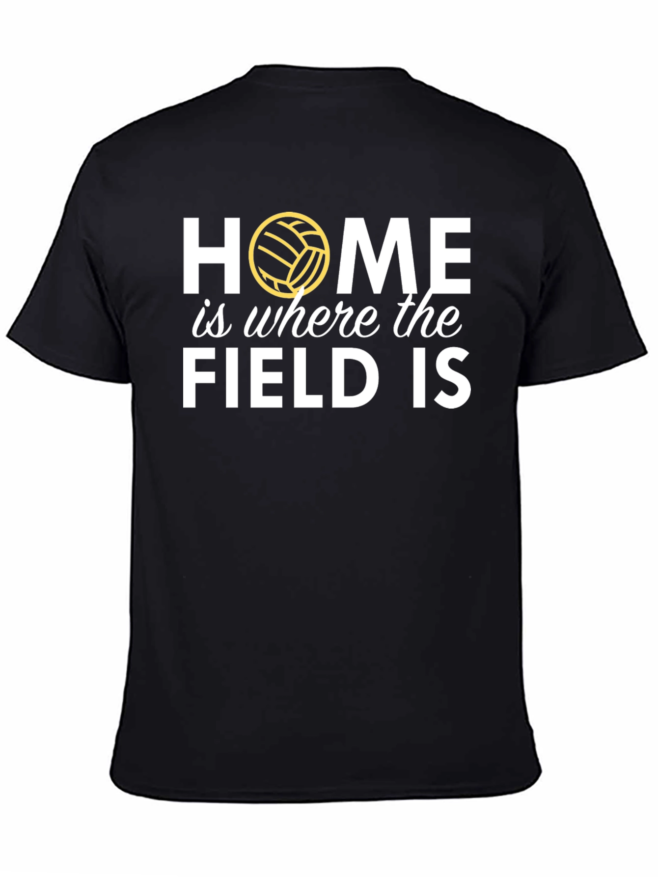 Home is Where The Field Is Volleyball Graphic T-Shirt