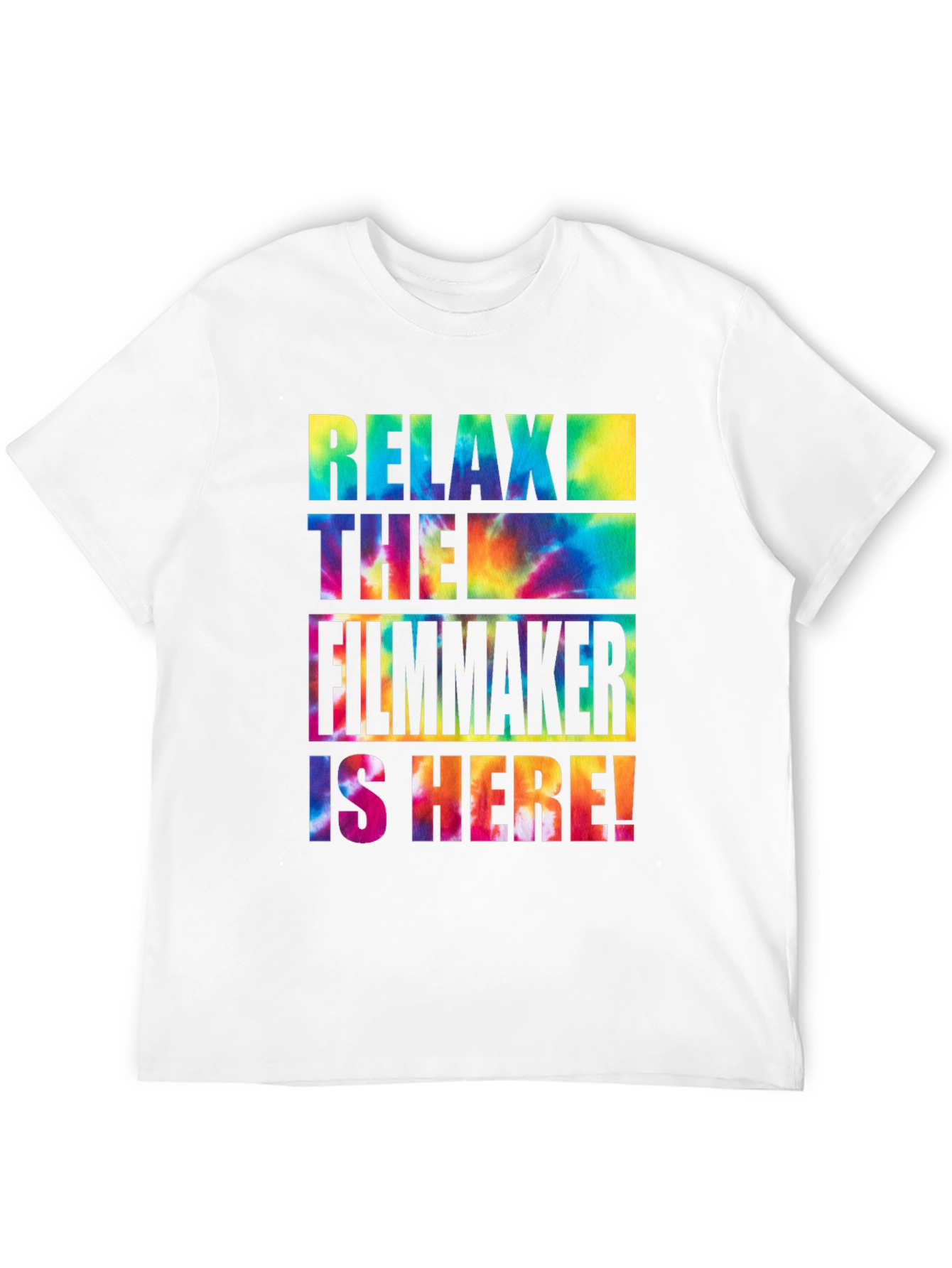 Relax Filmmaker Tie Dye Graphic Tee