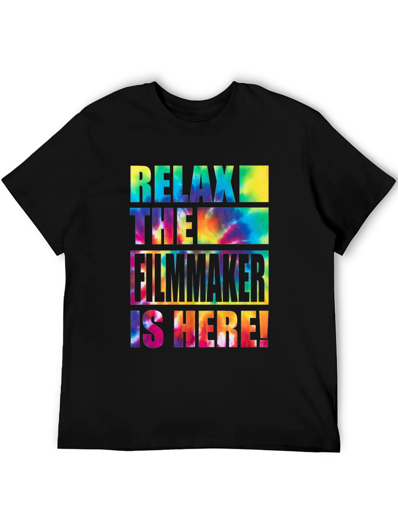 Relax Filmmaker Tie Dye Graphic Tee