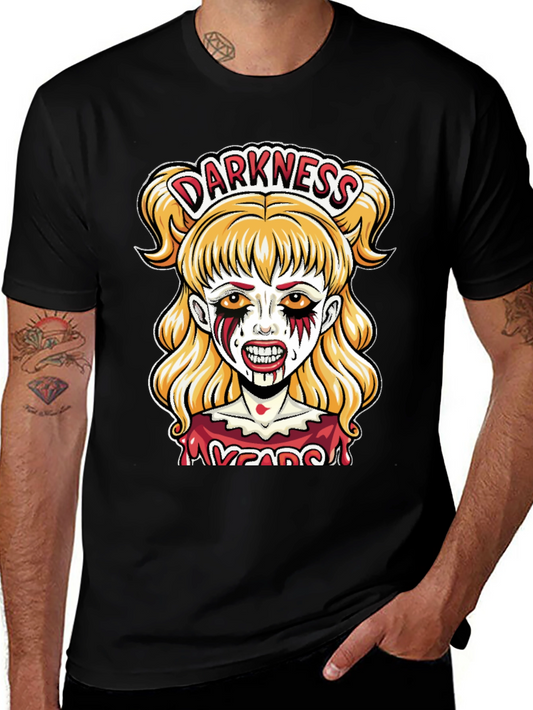 Darkness Zombie Girl Graphic Tee