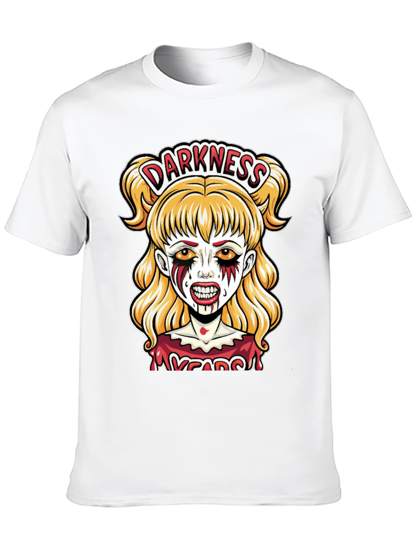 Darkness Zombie Girl Graphic Tee