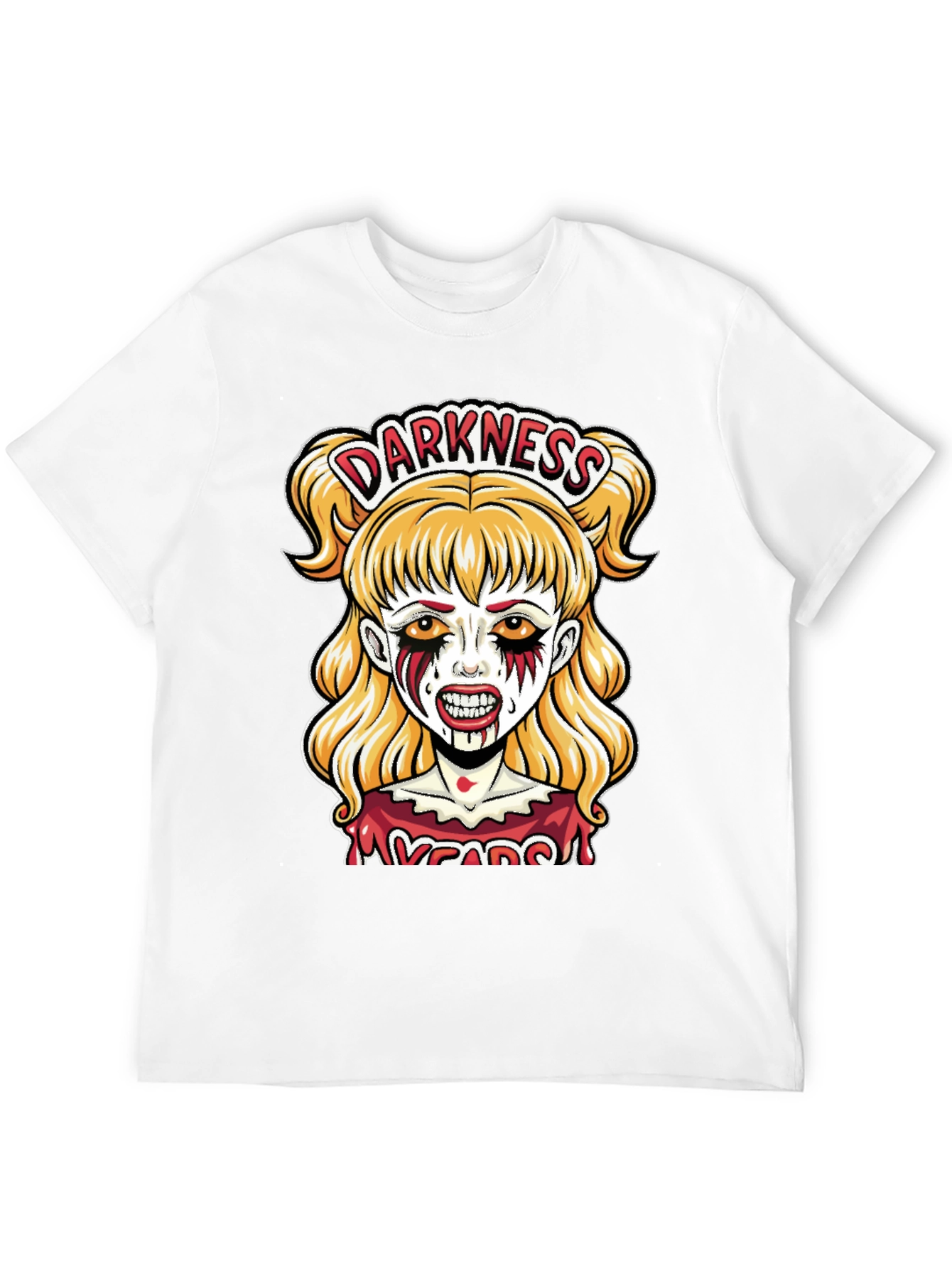 Darkness Zombie Girl Graphic Tee