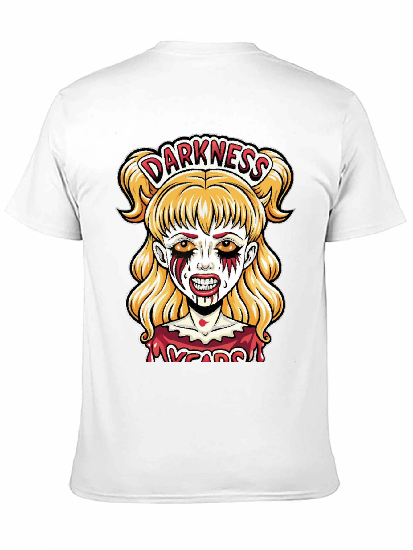 Darkness Zombie Girl Graphic Tee