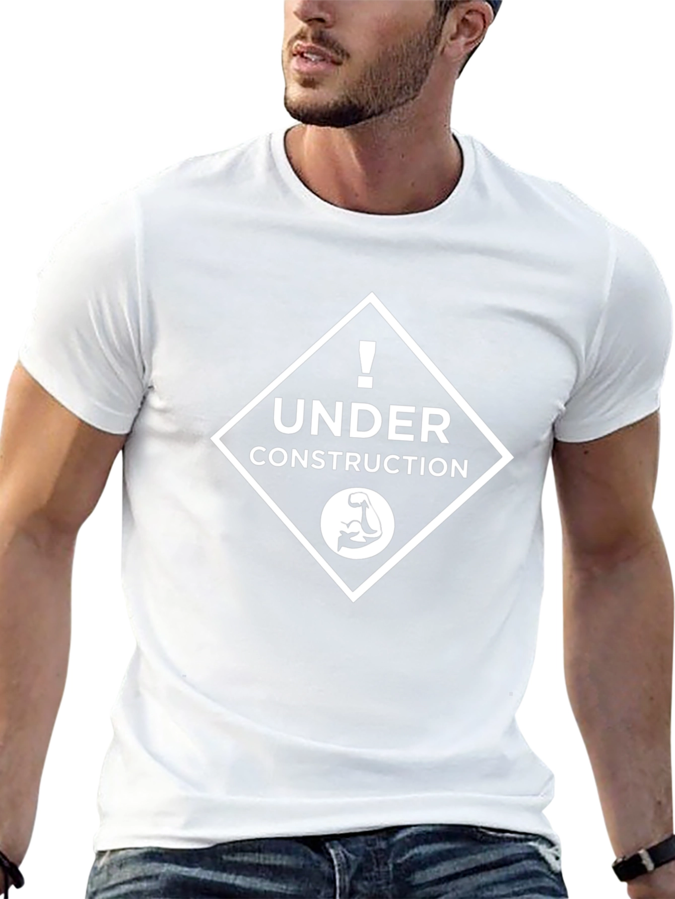 Under Construction Graphic Tee