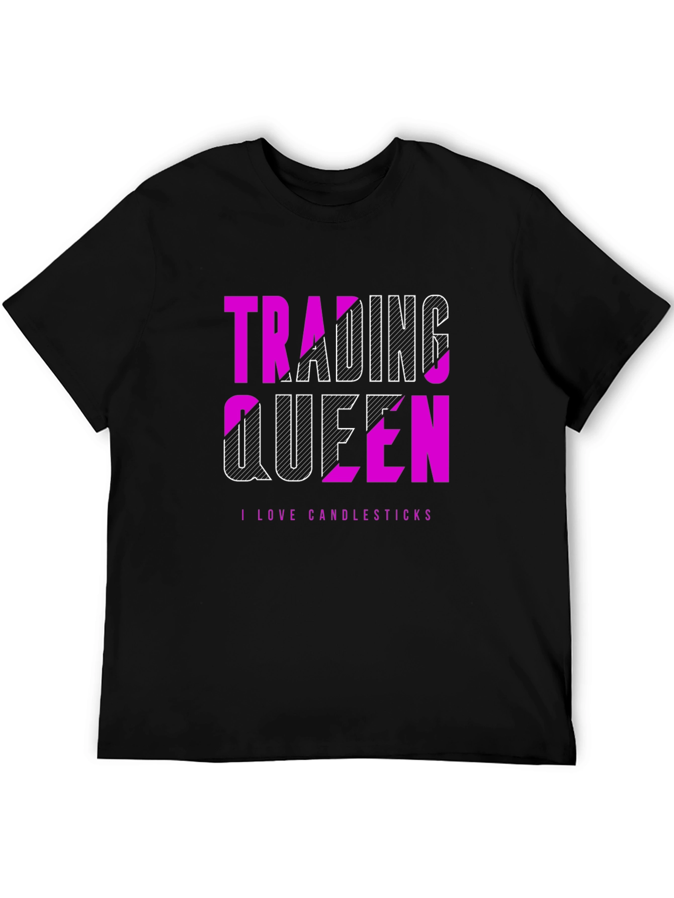 Trading Queen Tee - I Love Candlesticks
