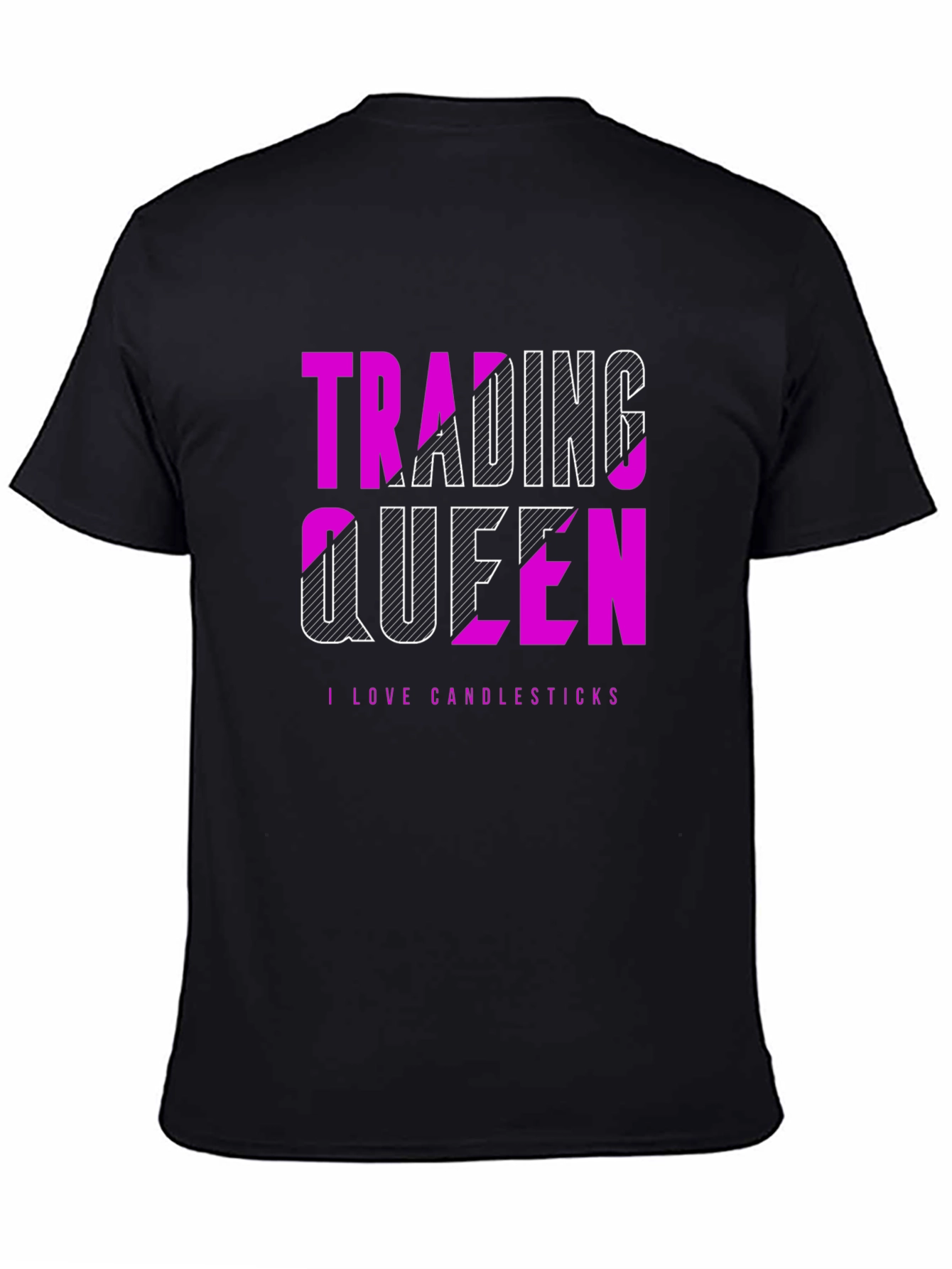Trading Queen Tee - I Love Candlesticks