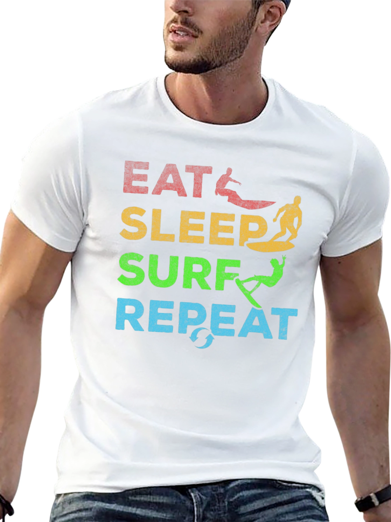 Eat Sleep Surf Repeat T-Shirt