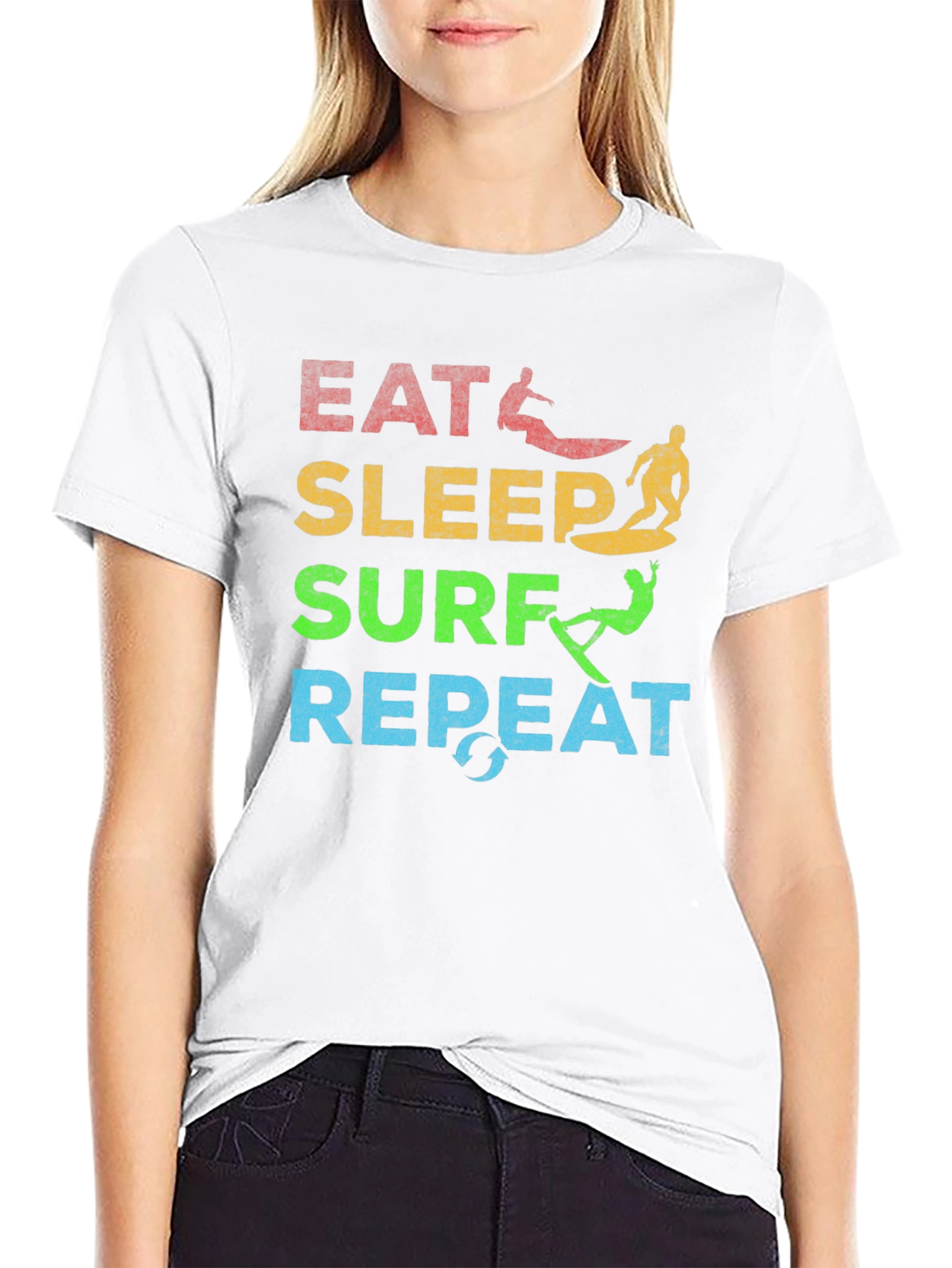 Eat Sleep Surf Repeat T-Shirt