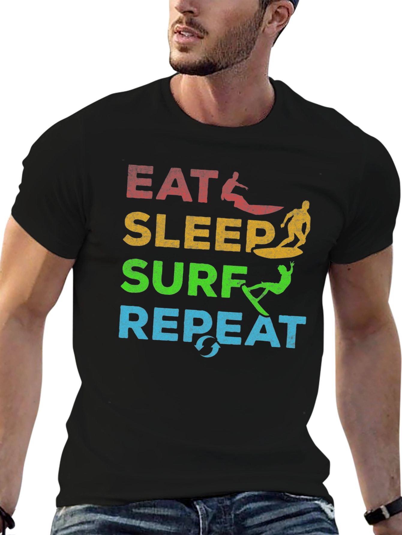Eat Sleep Surf Repeat T-Shirt