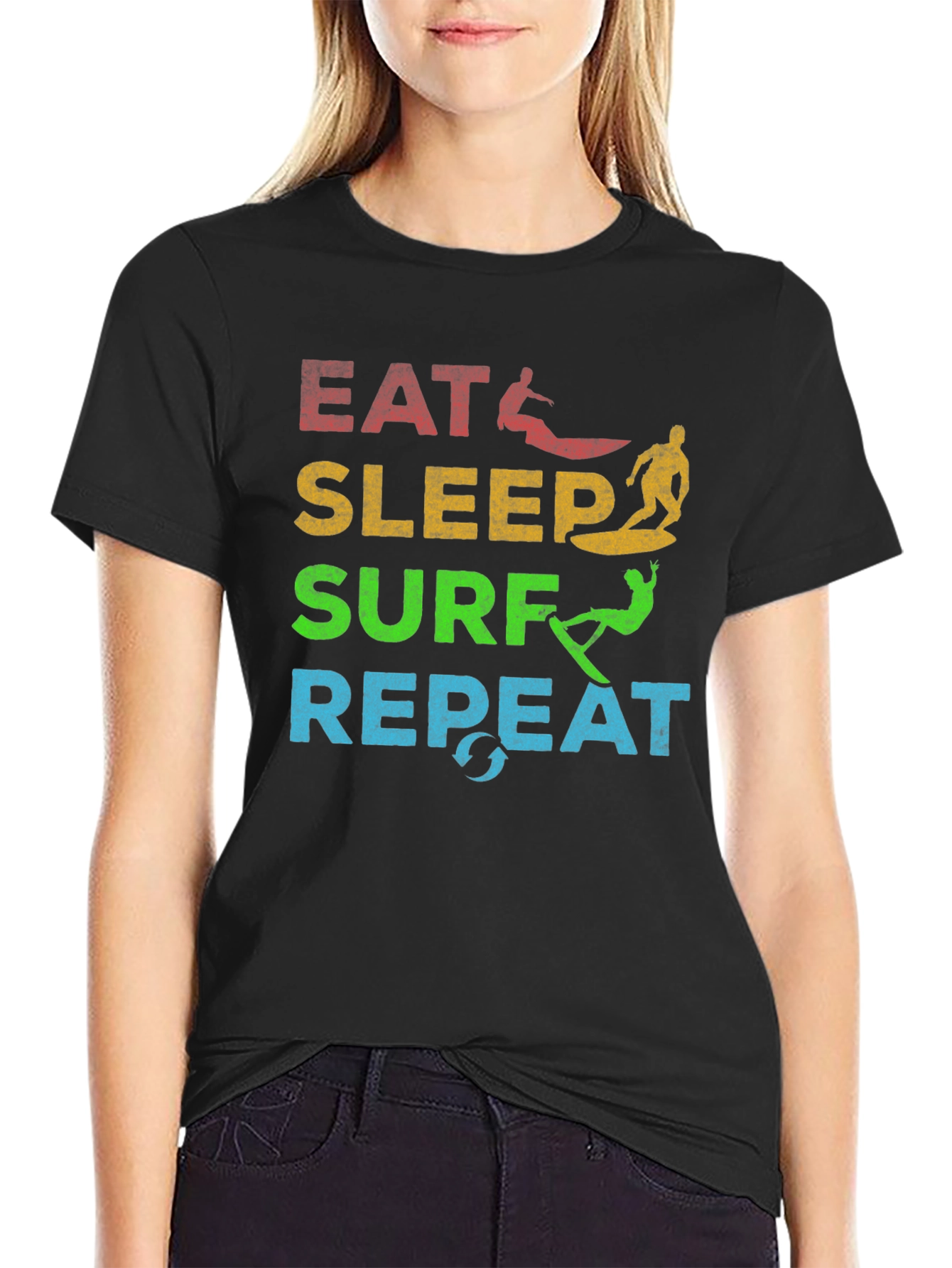 Eat Sleep Surf Repeat T-Shirt