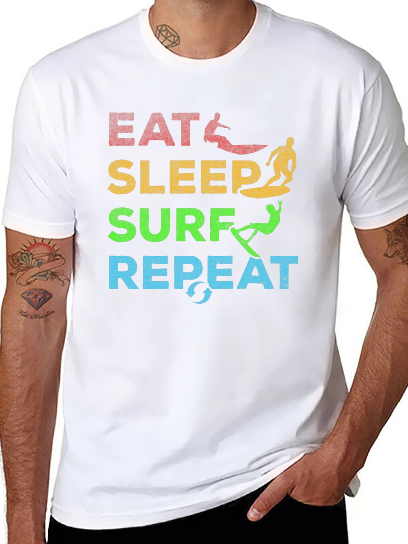 Eat Sleep Surf Repeat T-Shirt