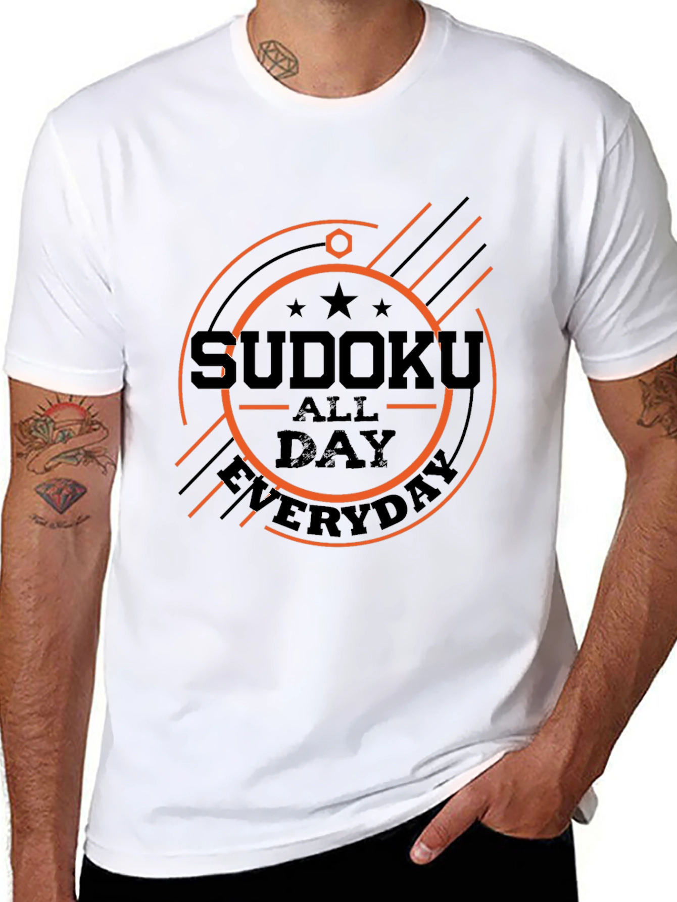 Sudoku All Day Everyday Graphic Tee