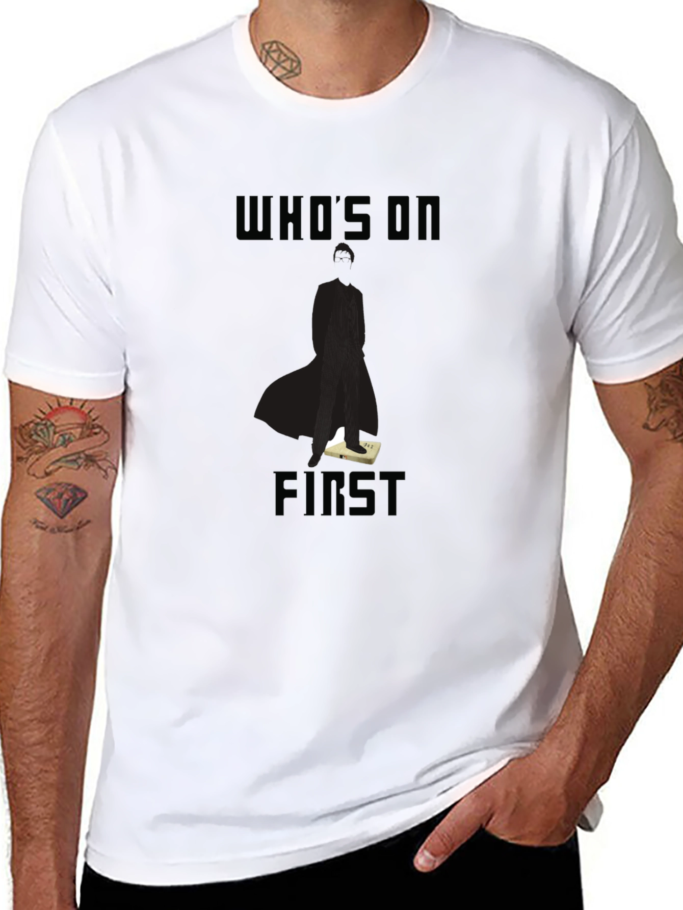 Whos On First T-Shirt - Classic Comedy Inspired Tee