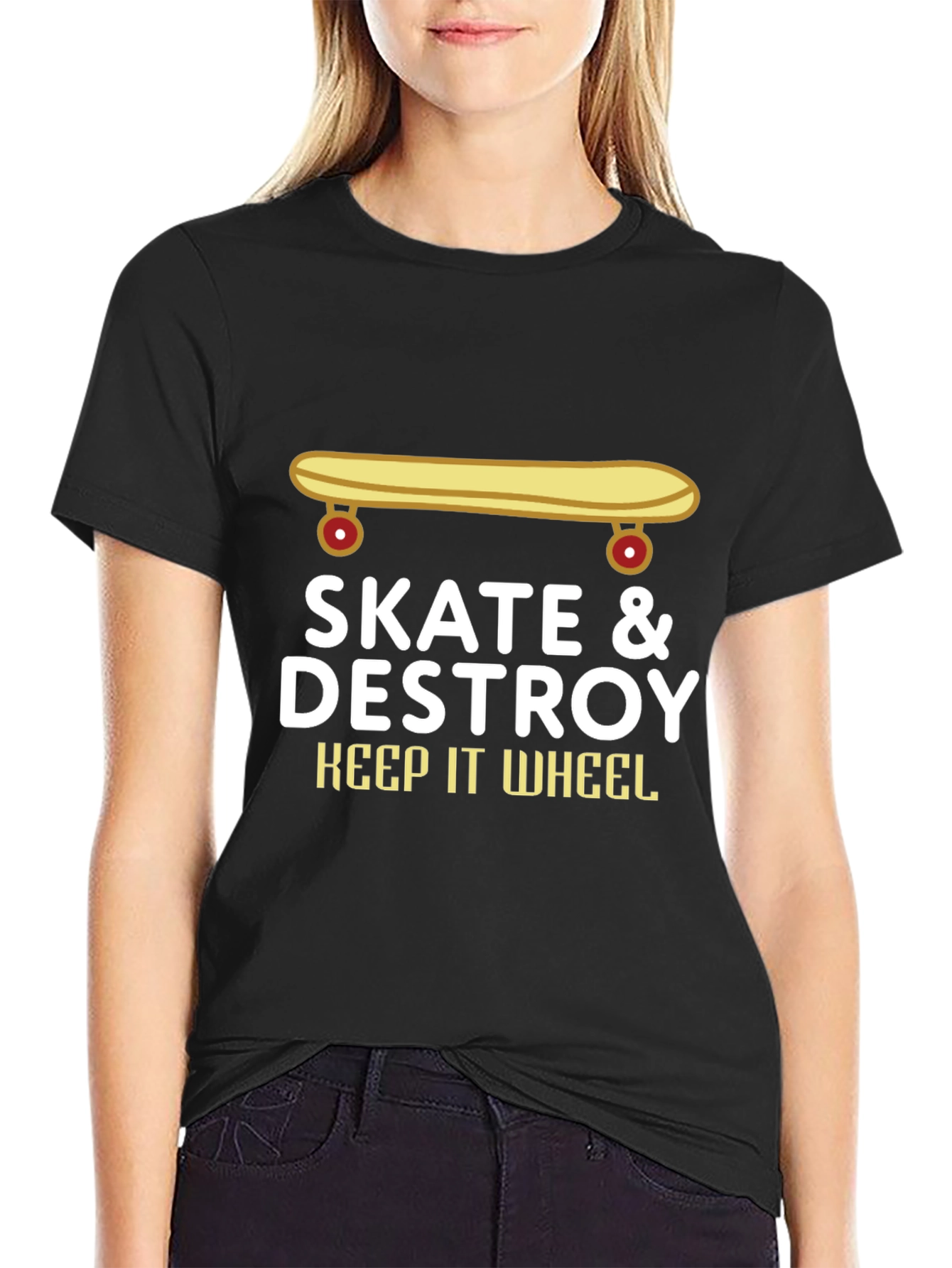 Skate & Destroy T-Shirt - Keep It Wheel