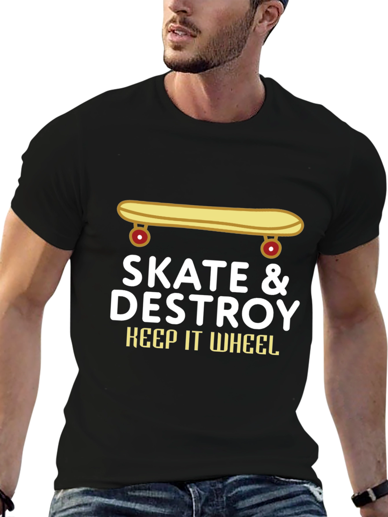 Skate & Destroy T-Shirt - Keep It Wheel