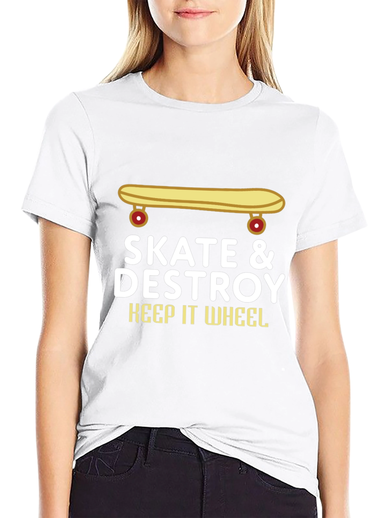 Skate & Destroy T-Shirt - Keep It Wheel