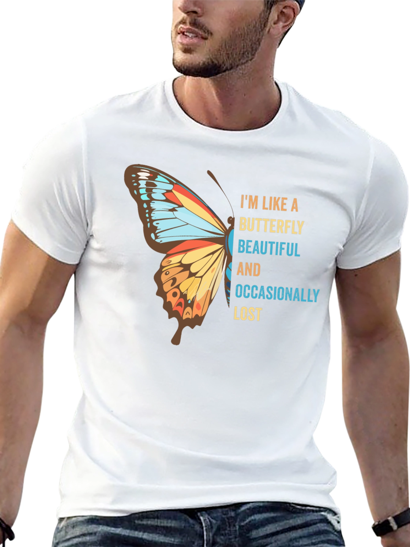 Butterfly Beautiful and Occasionally Lost T-Shirt