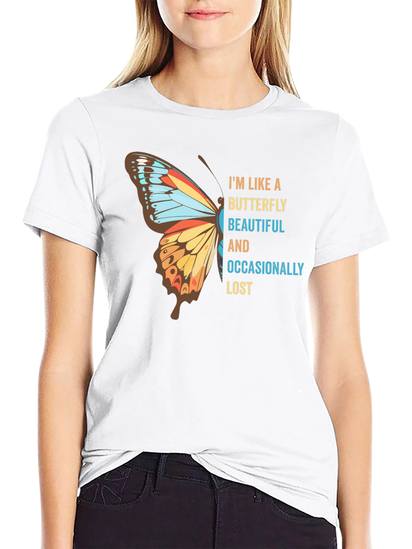 Butterfly Beautiful and Occasionally Lost T-Shirt