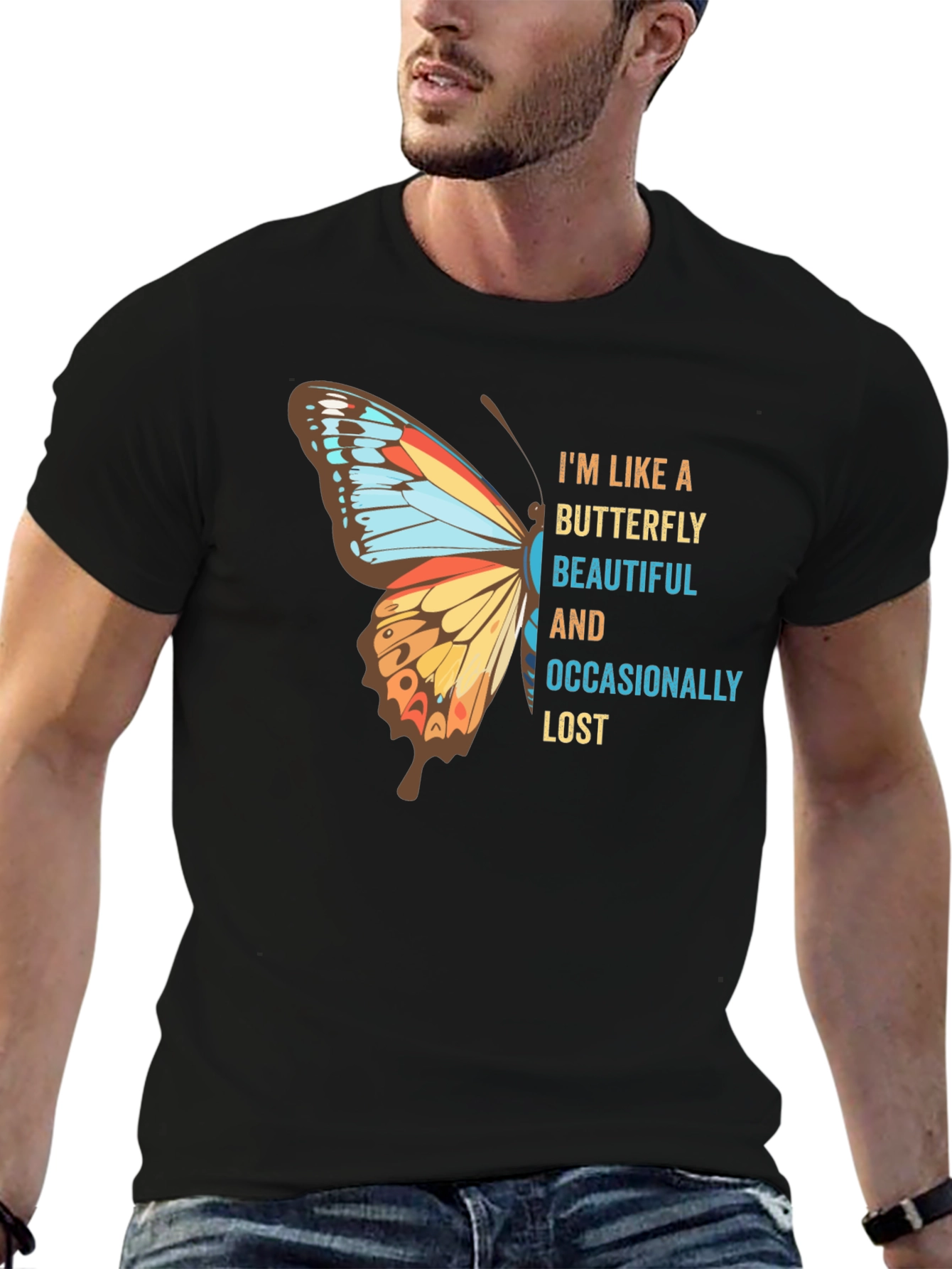 Butterfly Beautiful and Occasionally Lost T-Shirt