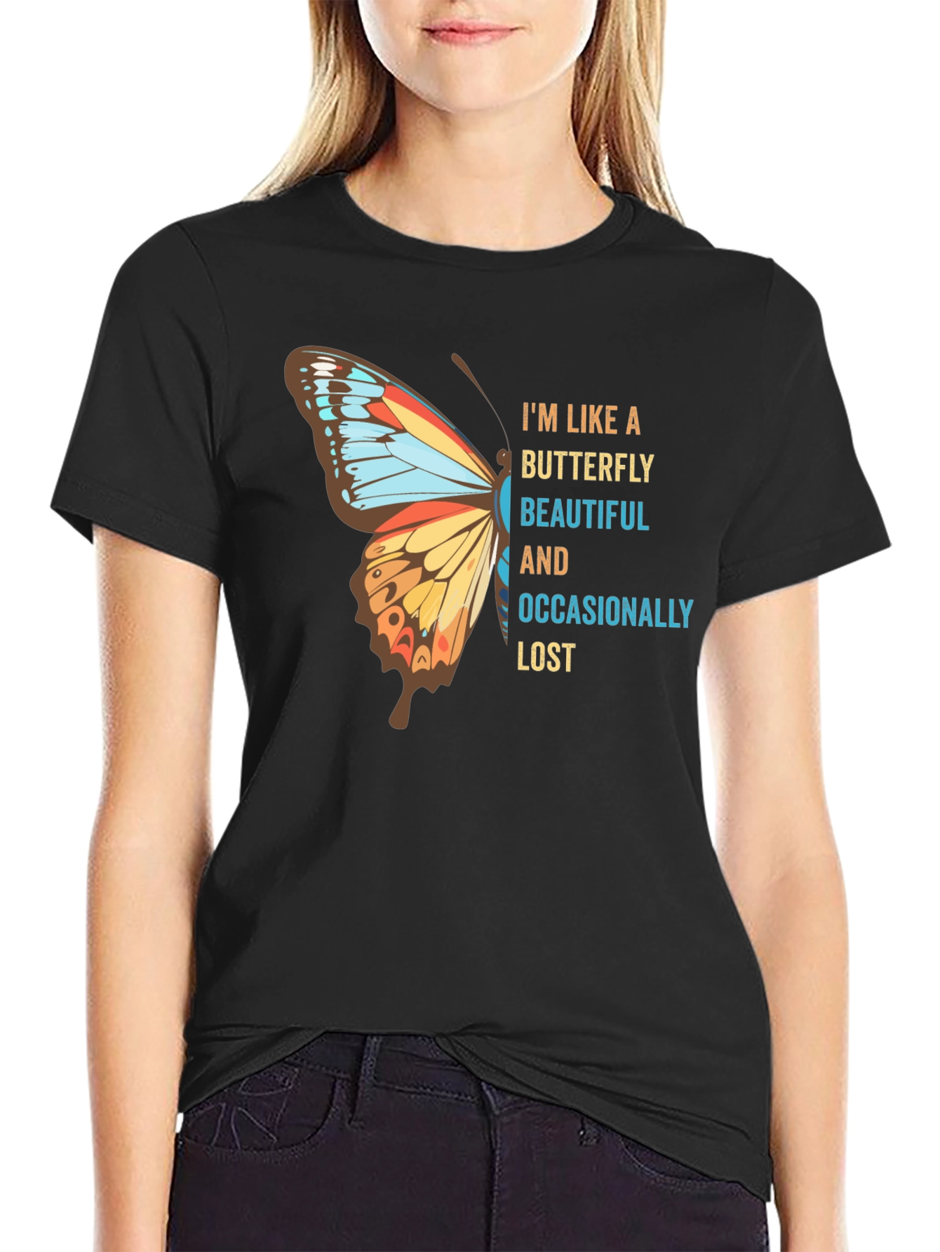 Butterfly Beautiful and Occasionally Lost T-Shirt