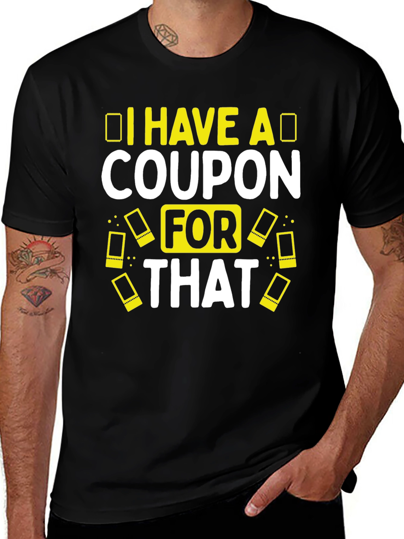 Coupon T-Shirt Funny Slogan Tee