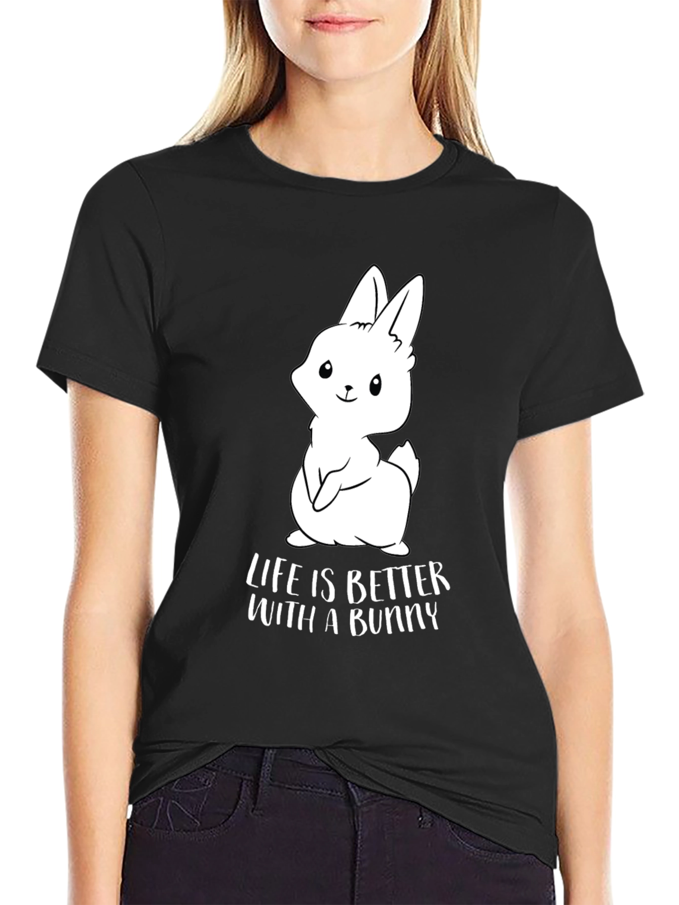 Life is Better With A Bunny Graphic Tee