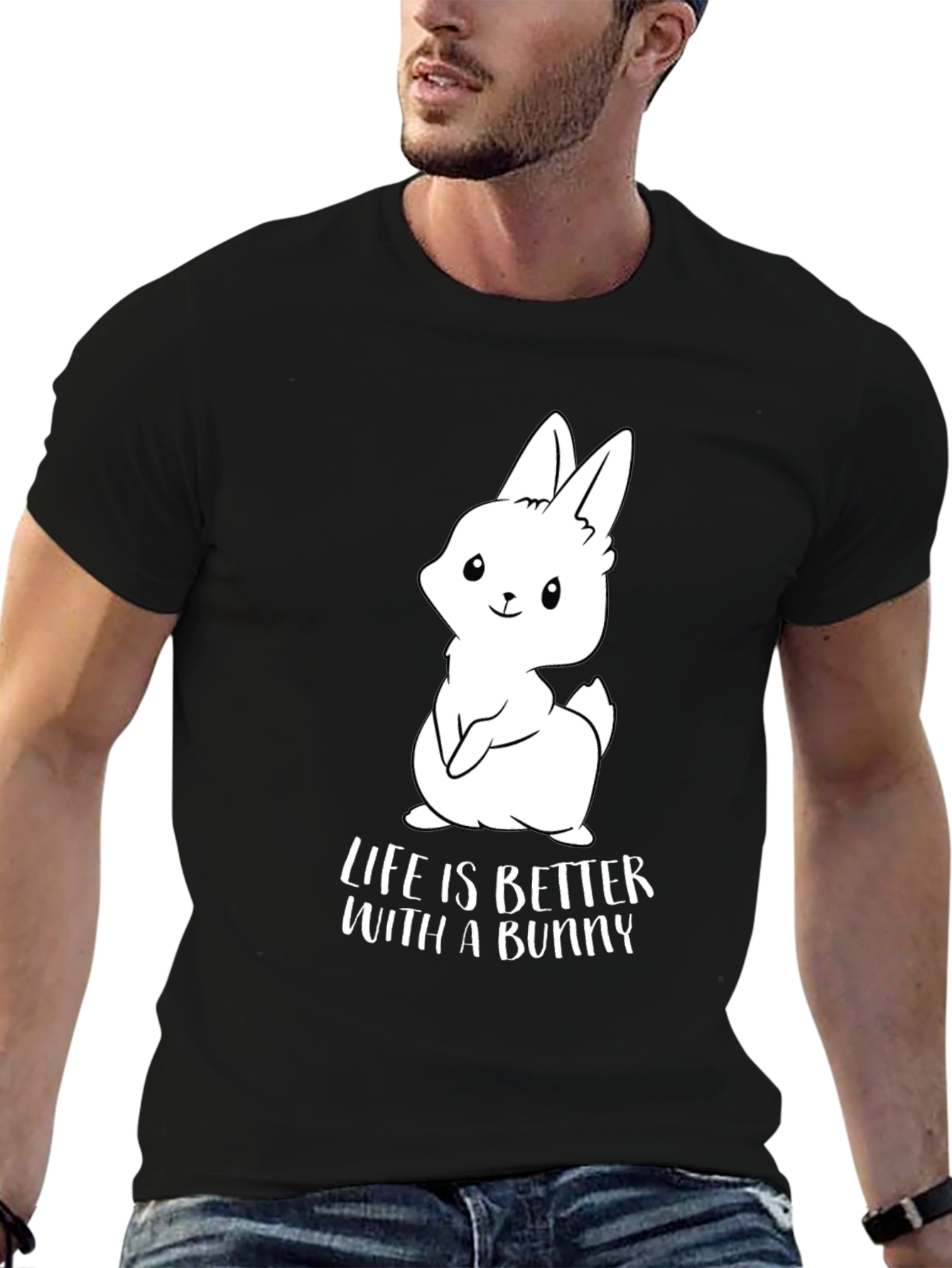 Life is Better With A Bunny Graphic Tee