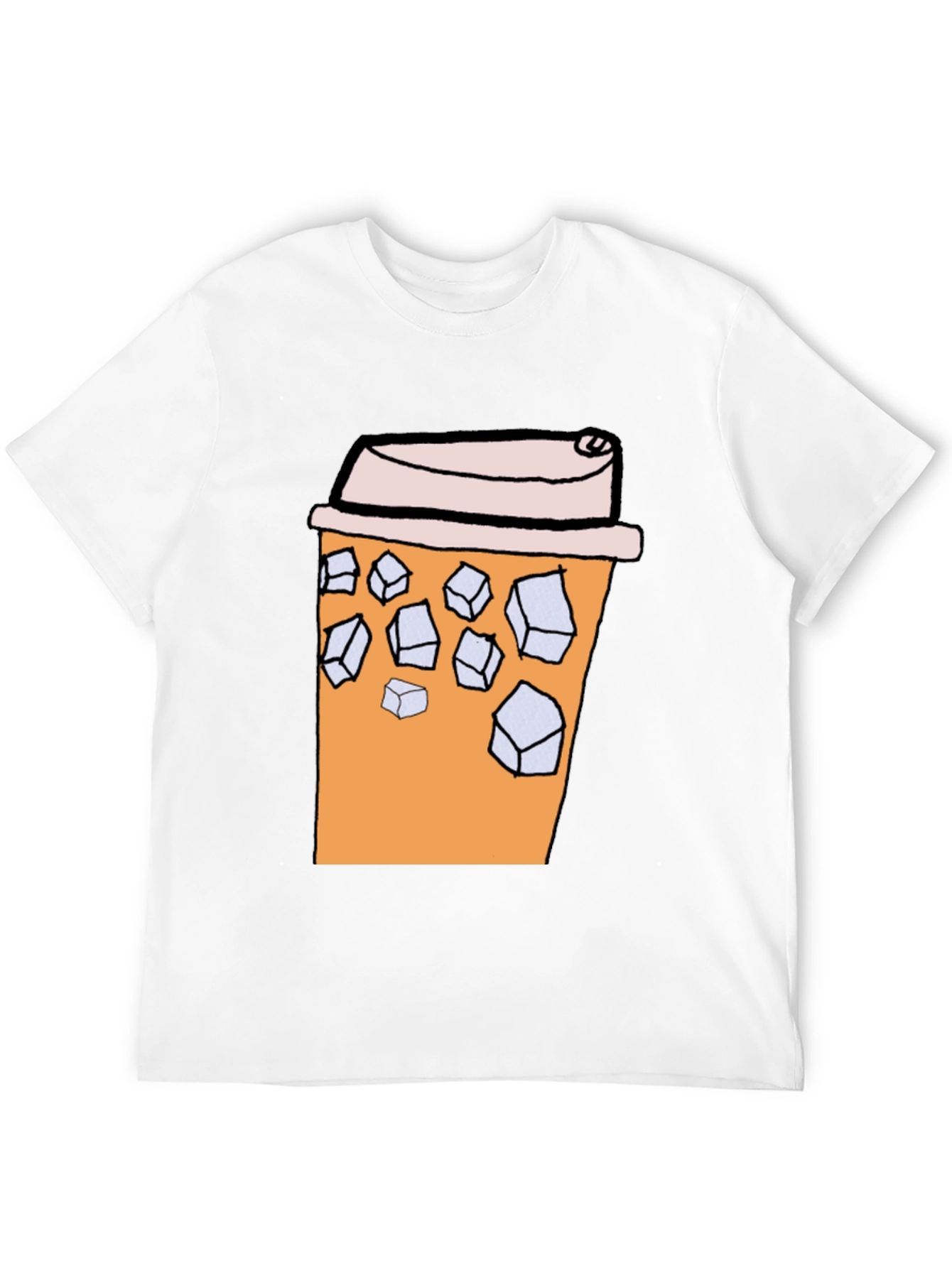 Iced Coffee Graphic Tee - Soft Cotton T-Shirt