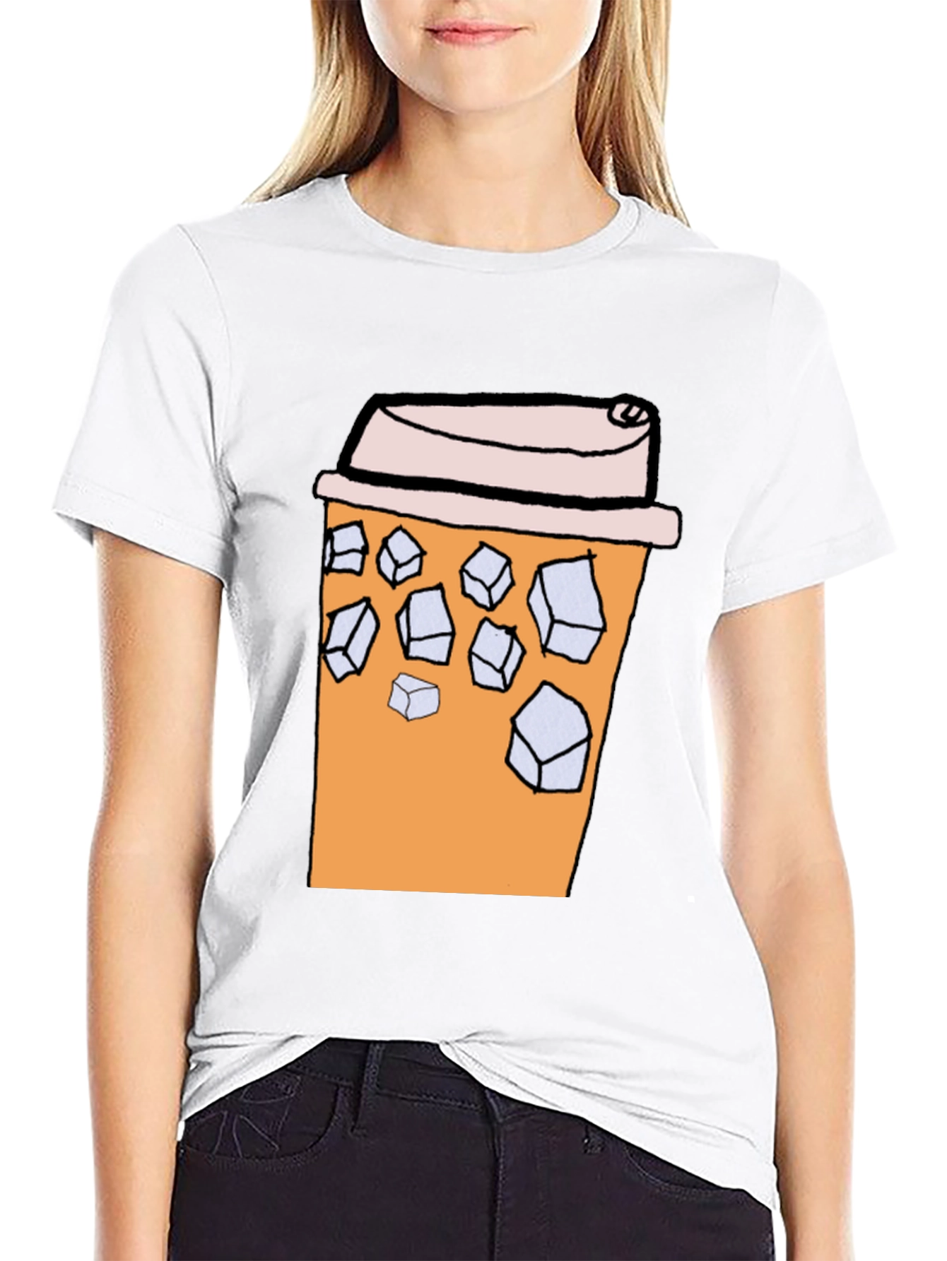 Iced Coffee Graphic Tee - Soft Cotton T-Shirt