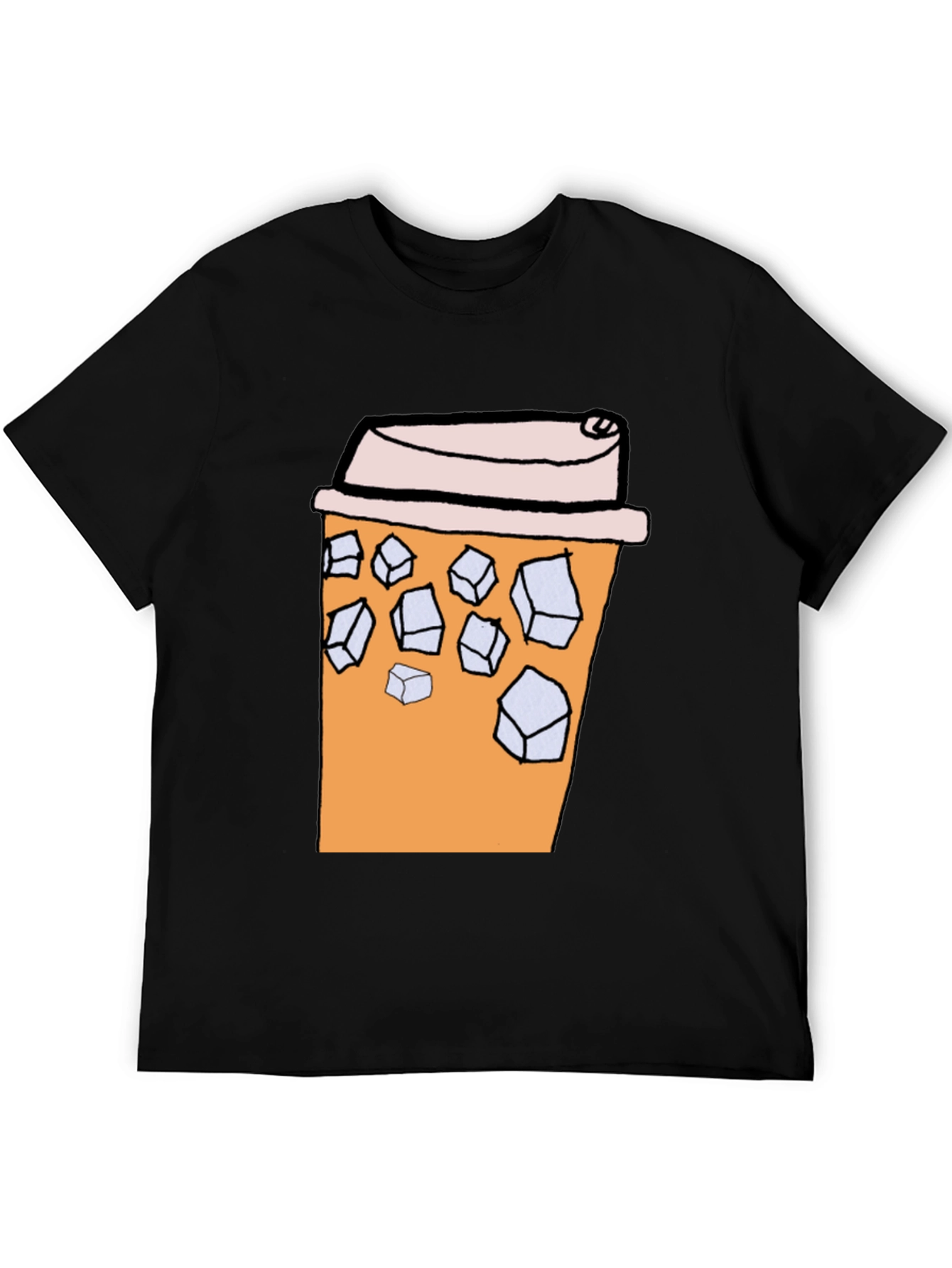Iced Coffee Graphic Tee - Soft Cotton T-Shirt