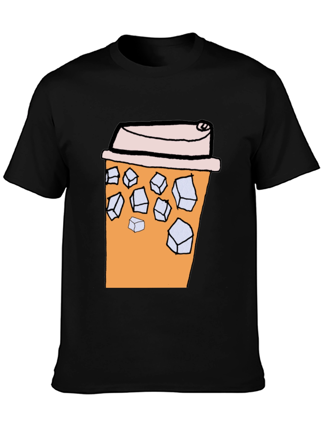 Iced Coffee Graphic Tee - Soft Cotton T-Shirt