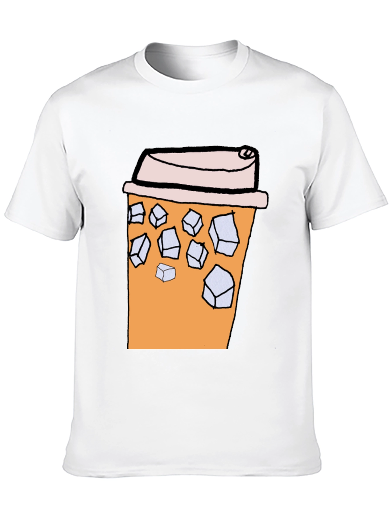 Iced Coffee Graphic Tee - Soft Cotton T-Shirt