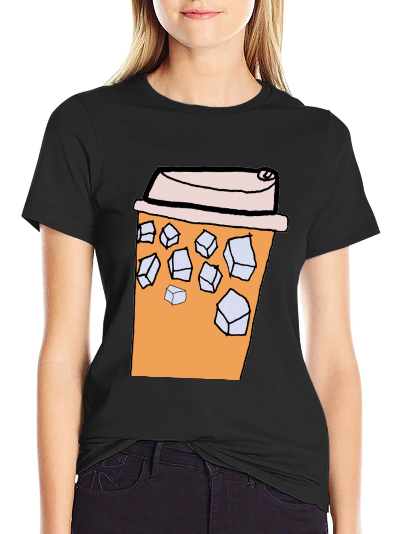Iced Coffee Graphic Tee - Soft Cotton T-Shirt