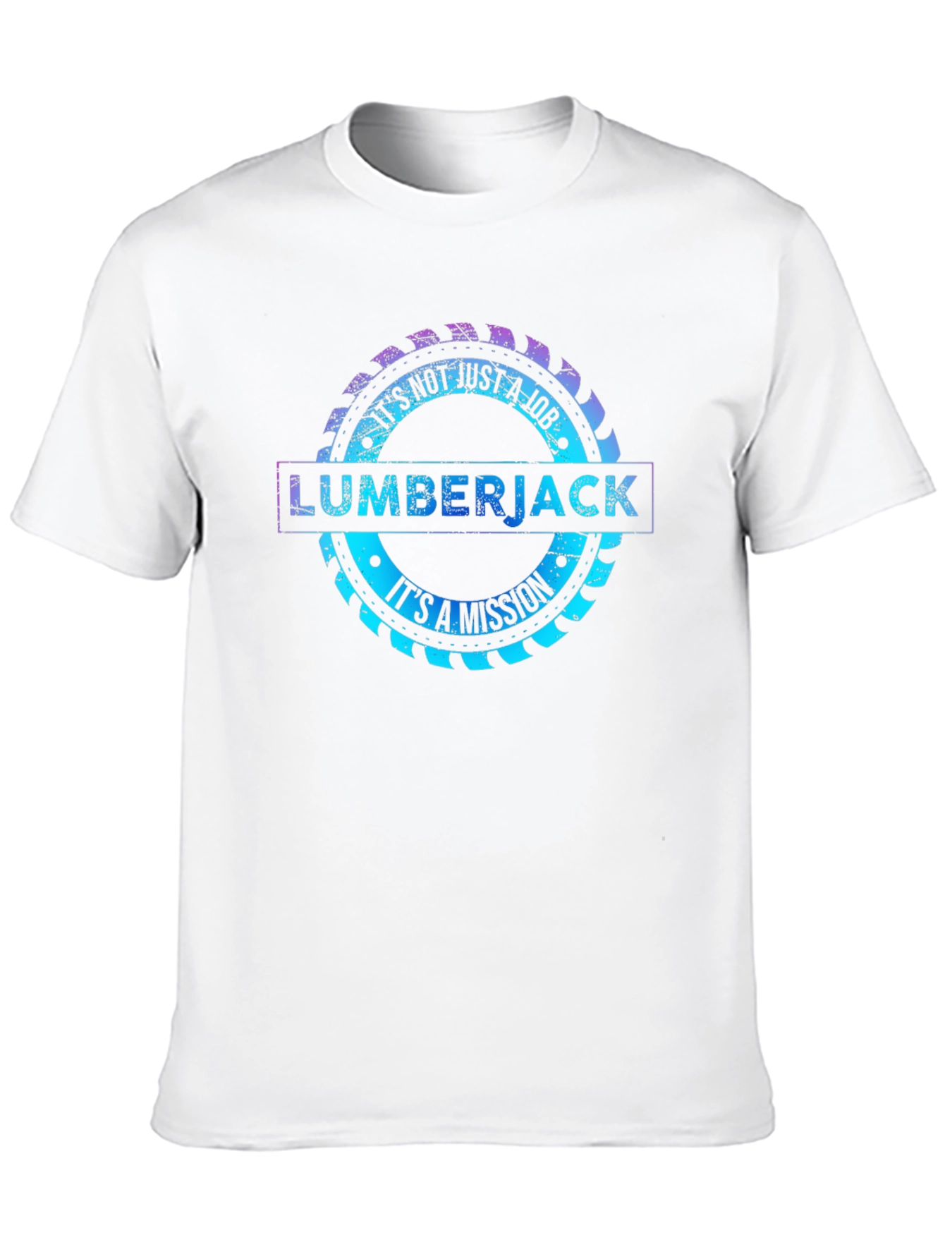 Lumberjack Mission T-Shirt Saw Blade Graphic Tee