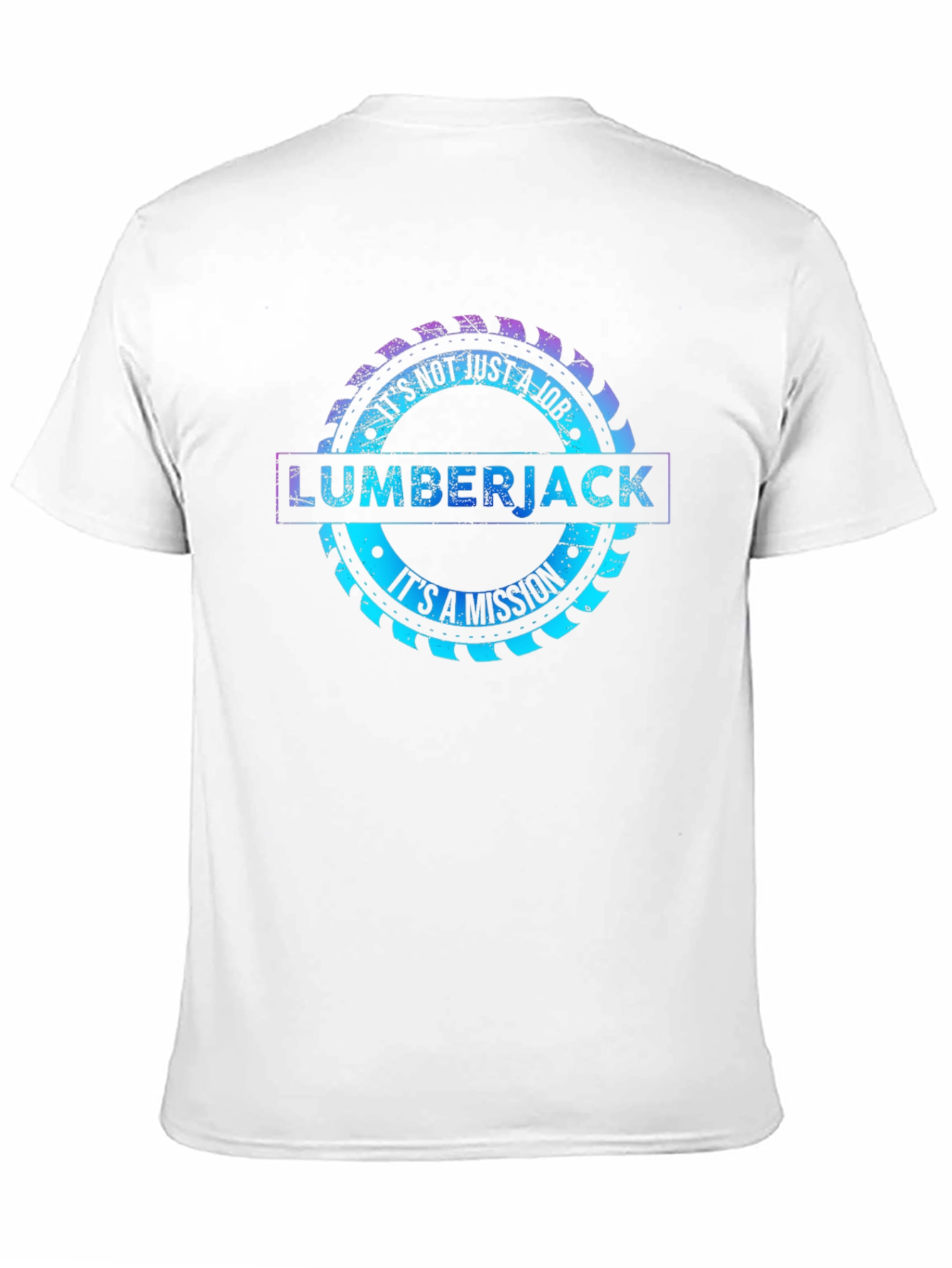 Lumberjack Mission T-Shirt Saw Blade Graphic Tee