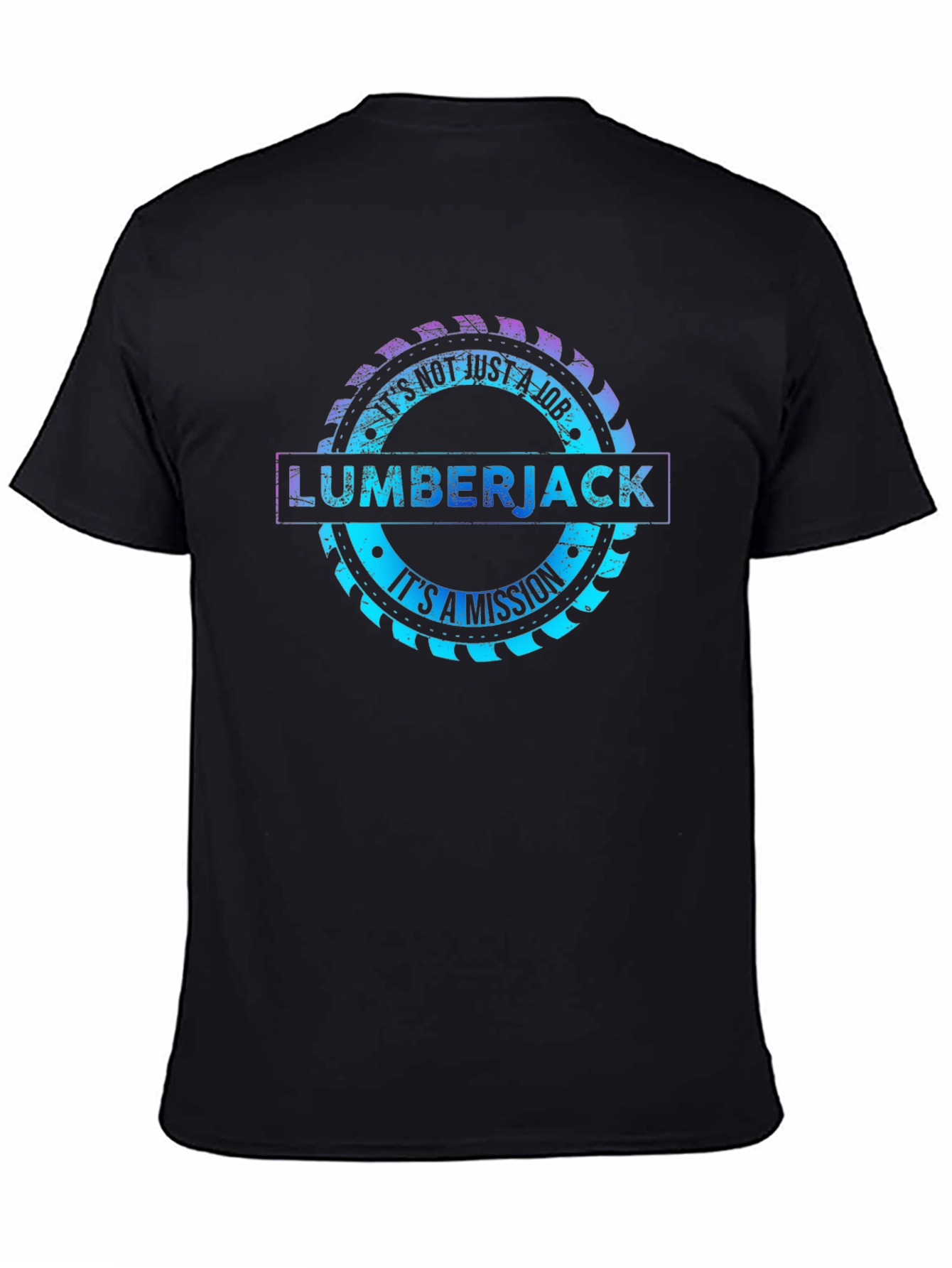 Lumberjack Mission T-Shirt Saw Blade Graphic Tee