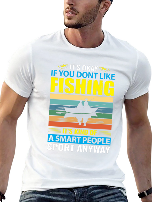 Funny Fishing T-Shirt - Smart People Sport