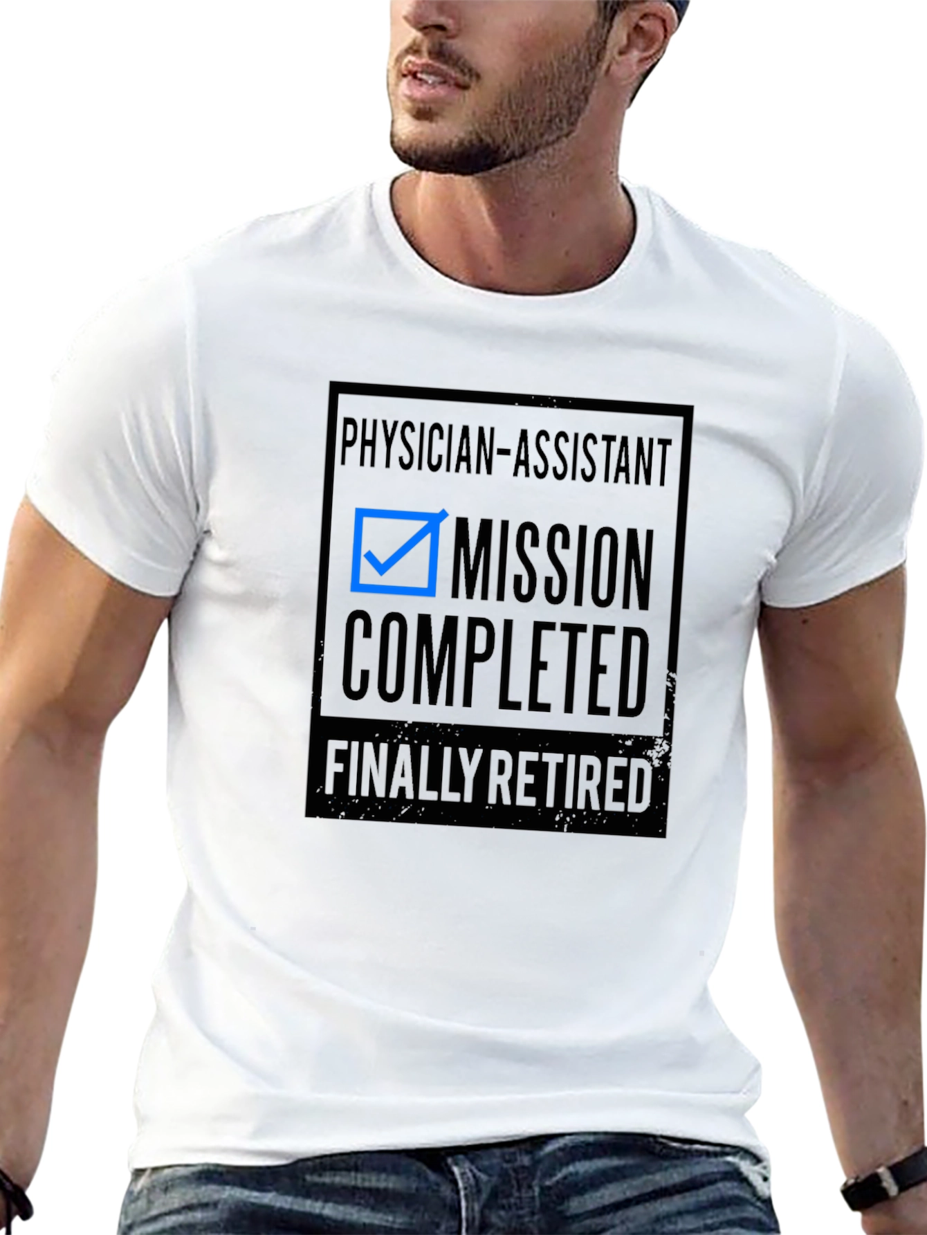 Physician Assistant Mission Completed Retired Graphic Tee