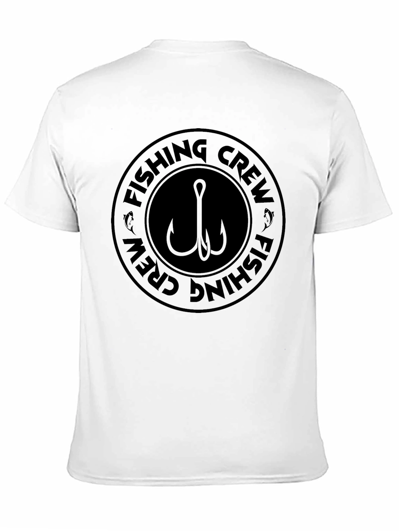 Fishing Crew Graphic T-Shirt - Black