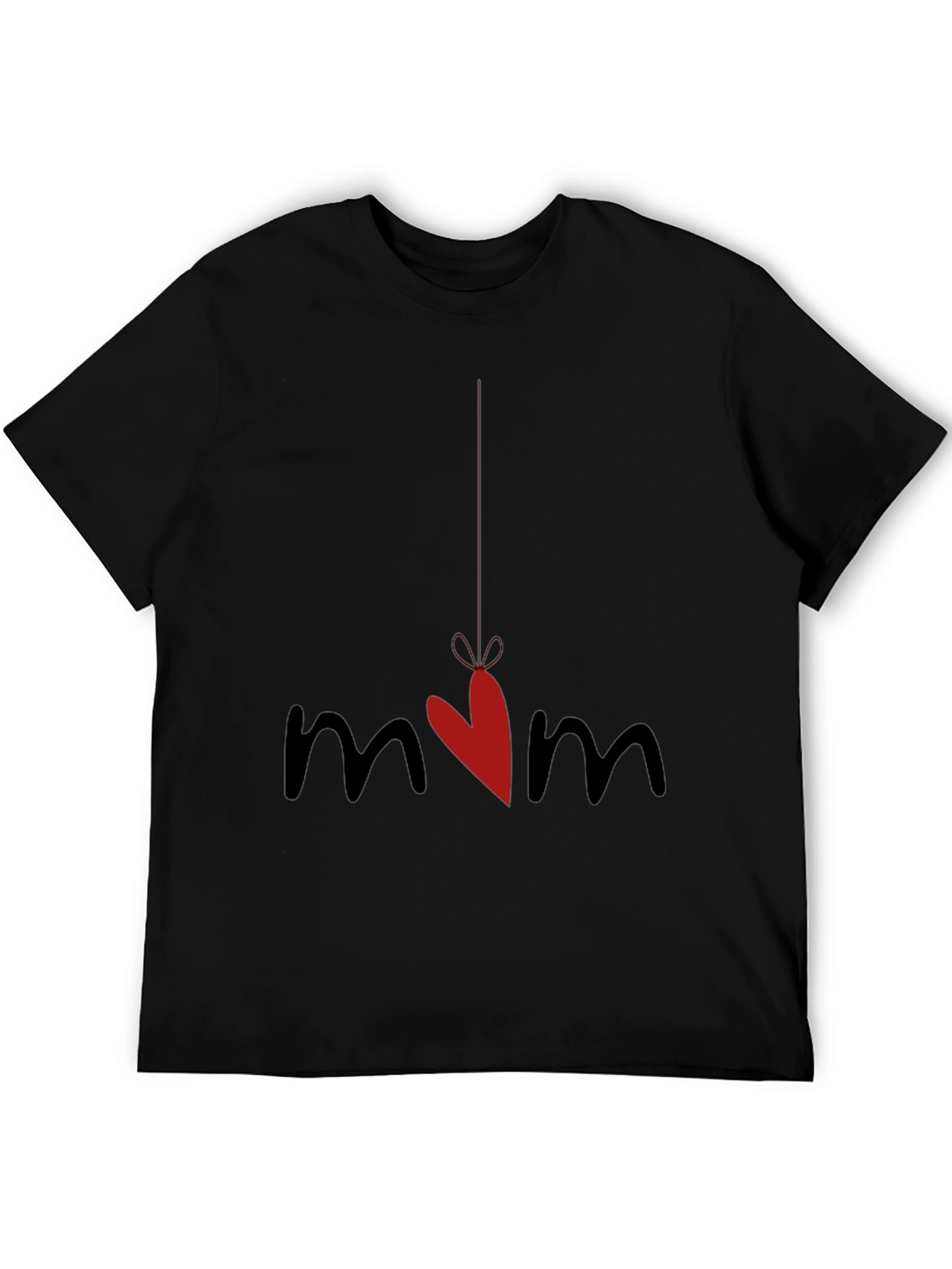 Mom Heart Graphic Tee - Cute Mothers Day Gift