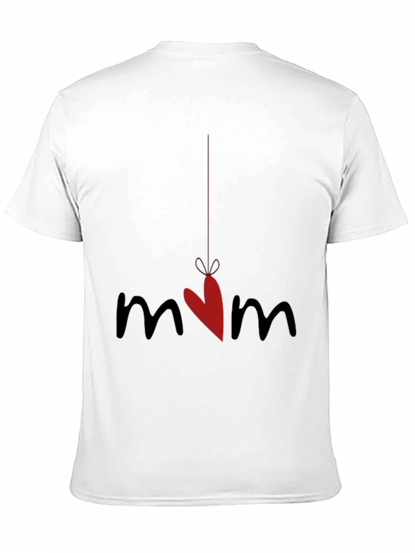 Mom Heart Graphic Tee - Cute Mothers Day Gift