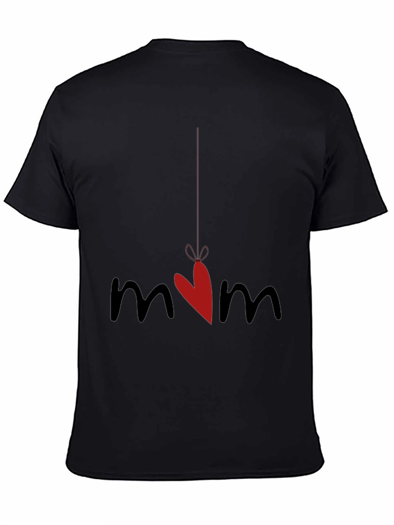 Mom Heart Graphic Tee - Cute Mothers Day Gift