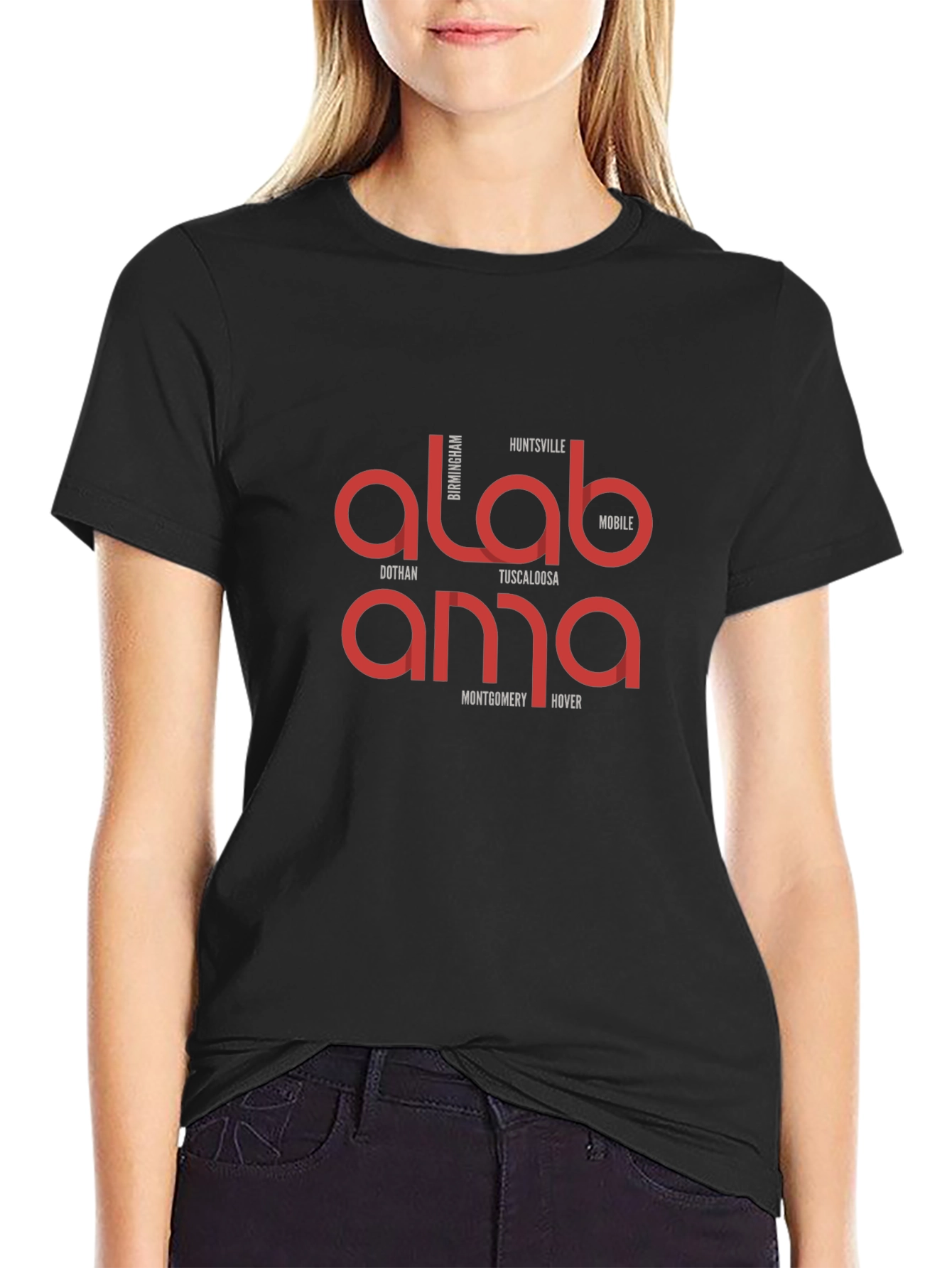 Alabama Cities Graphic T-Shirt