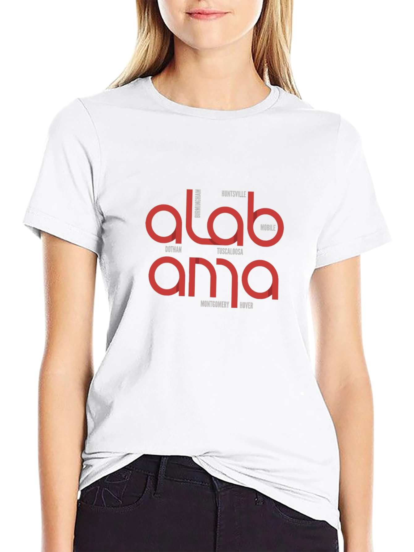 Alabama Cities Graphic T-Shirt