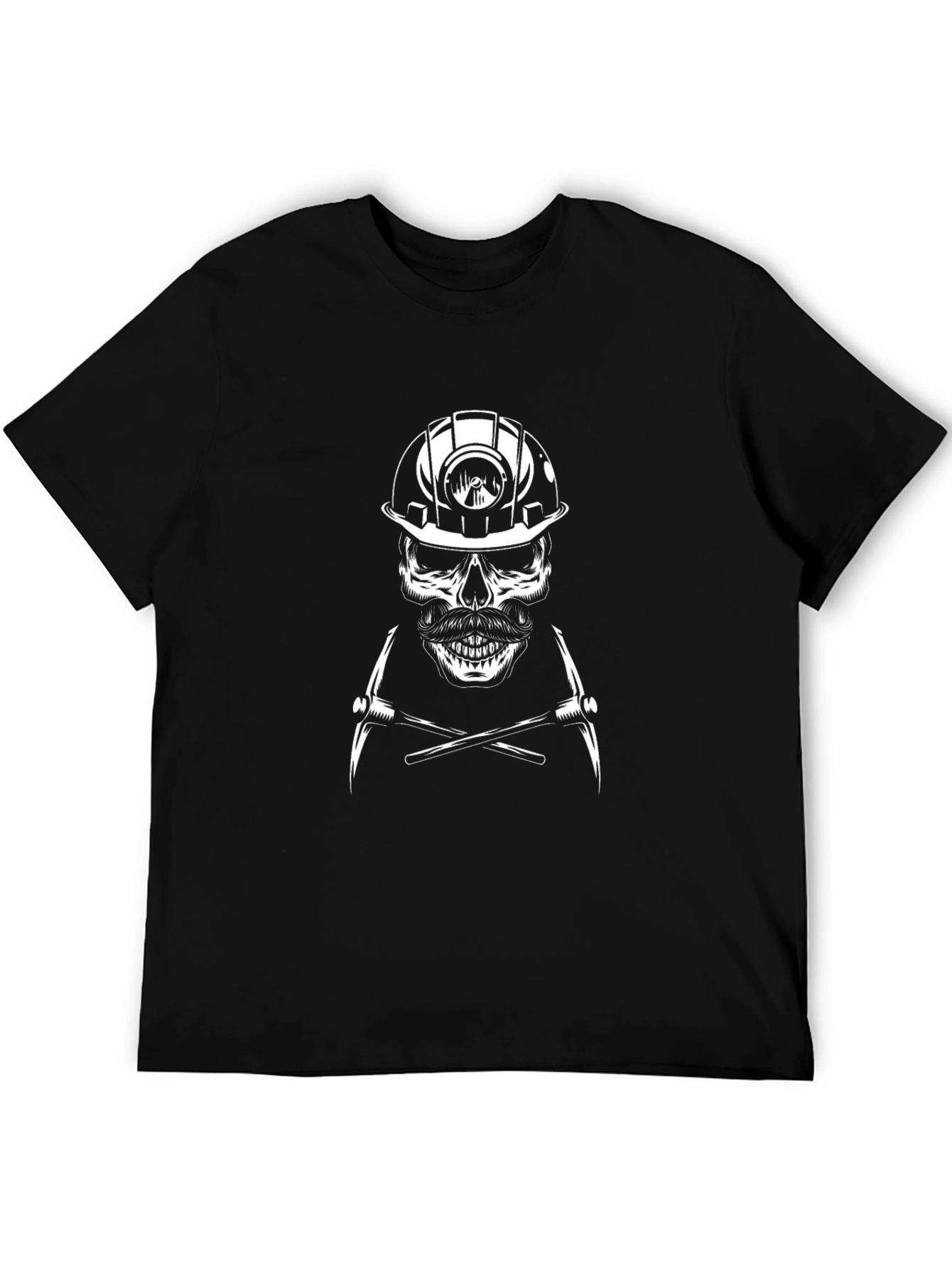 Miner Skull Graphic T-Shirt