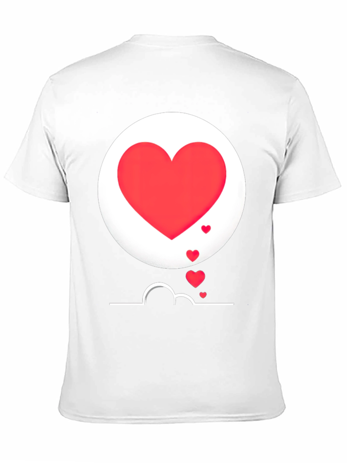 Heart Graphic Black T-Shirt
